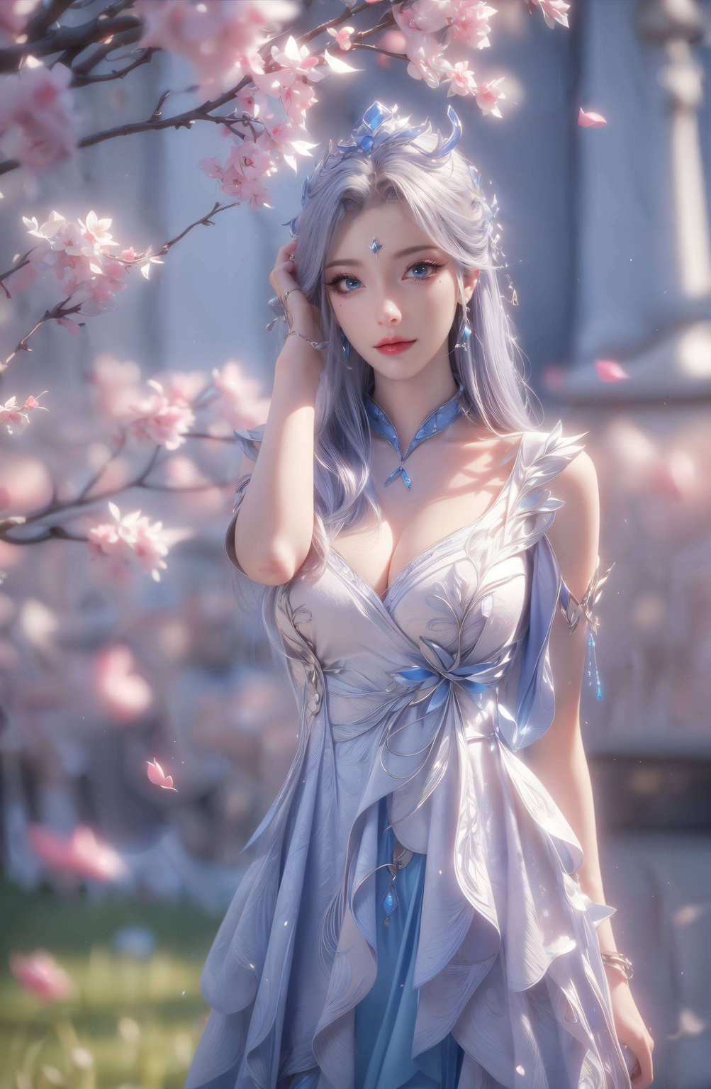 动漫美女的灵动罗征与她共舞星河