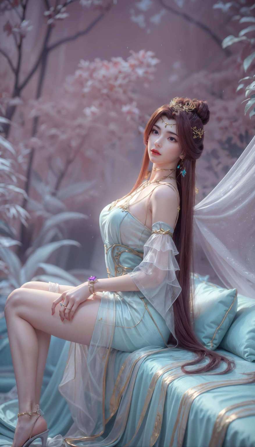 每一帧都仿佛在讲述一段玄幻传奇想要你的ipad壁纸焕然一新吗？来试试这款超火的苏灵韵百炼成神动态壁纸吧！国漫女神苏灵韵的美貌与力量完美融合