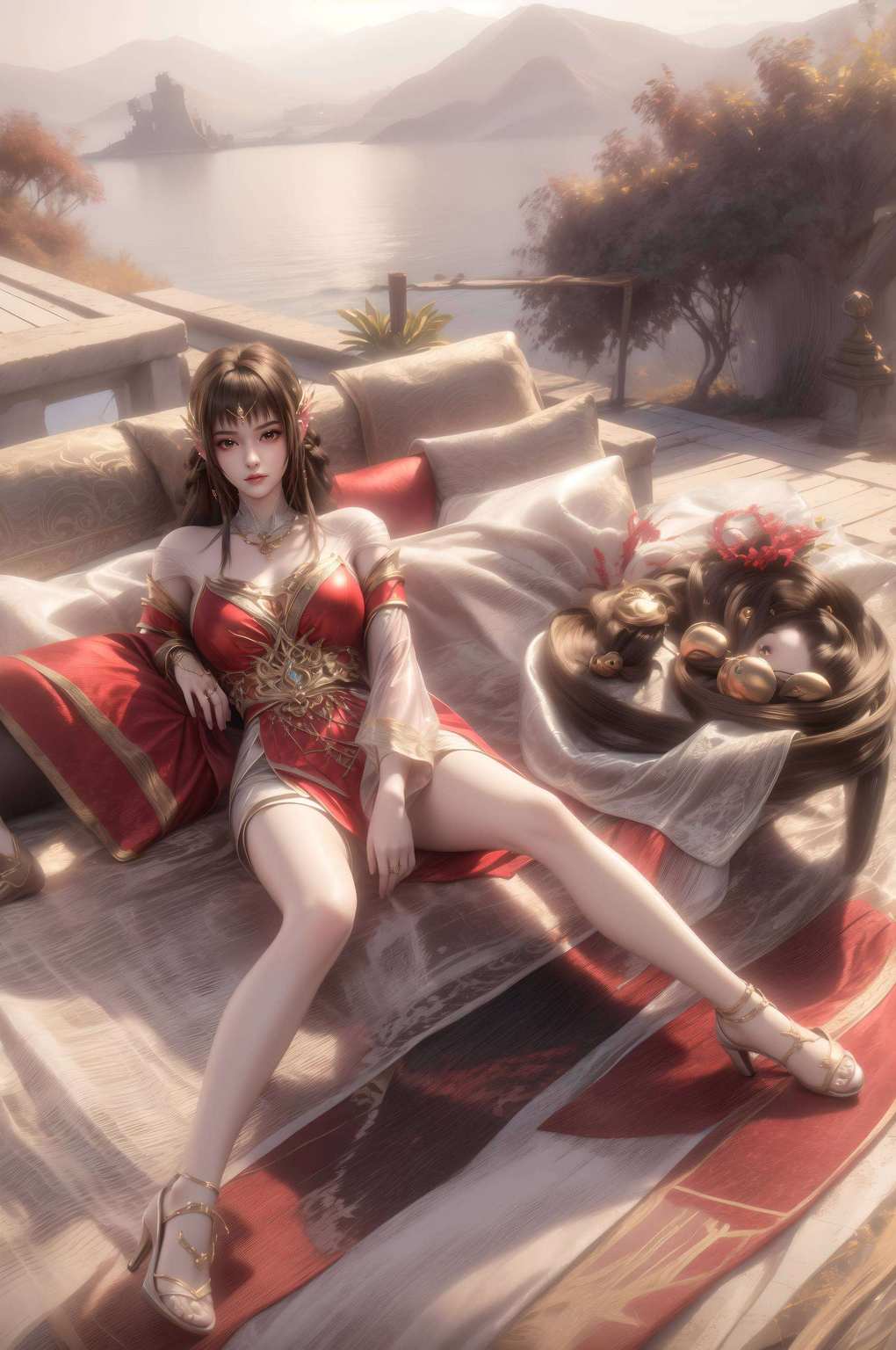 云落女神想要护眼？就让她那温柔的眼神