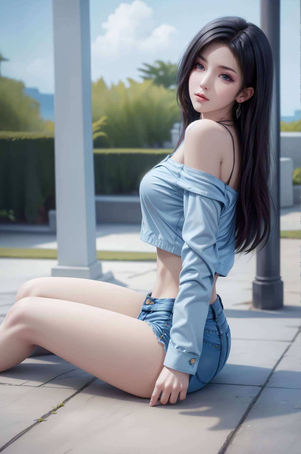 九幽雀展翅动漫美女辉；玄幻世界衍
