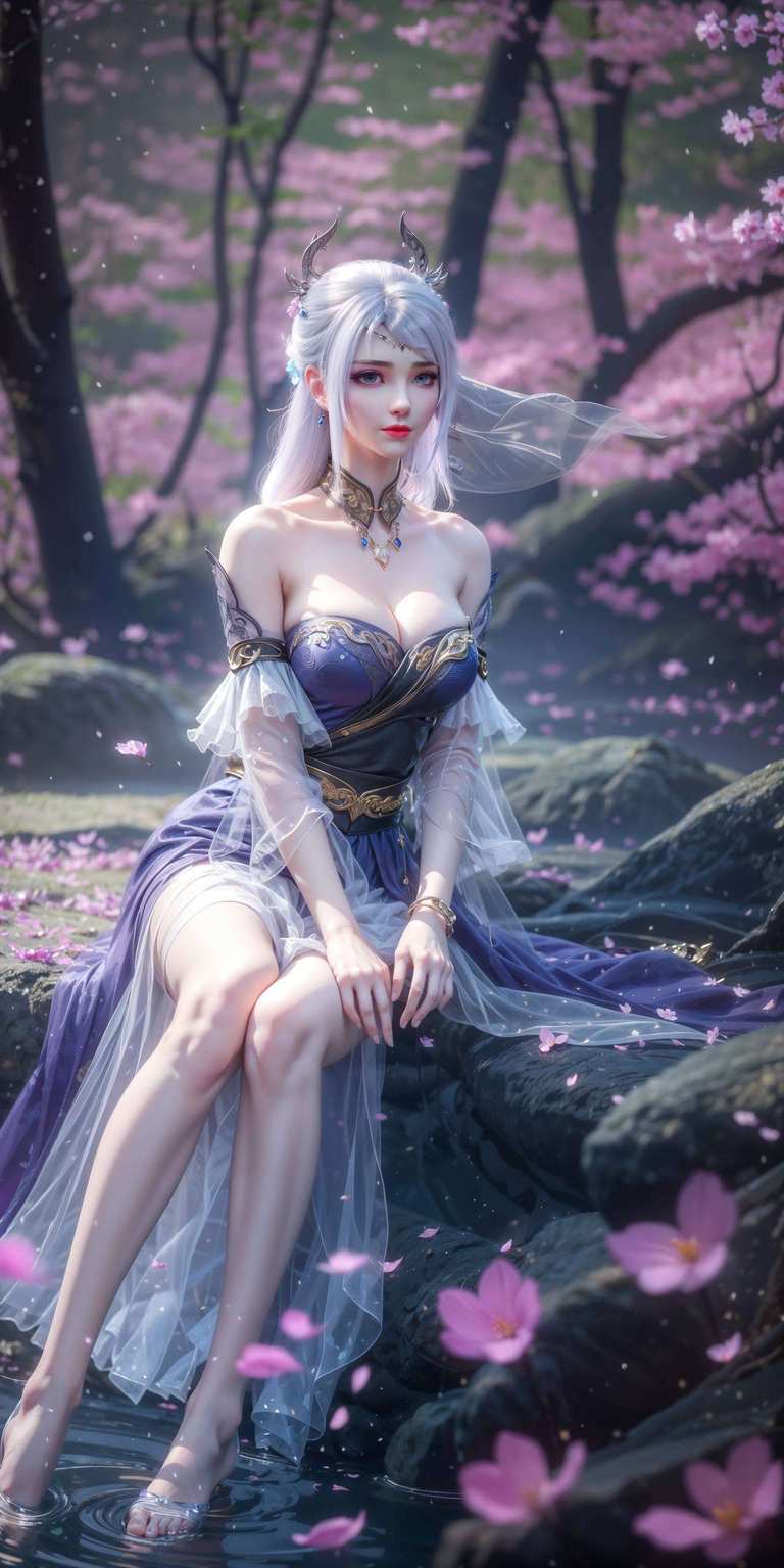 洛璃翩翩舞国漫神韵夸,女神丽影映
