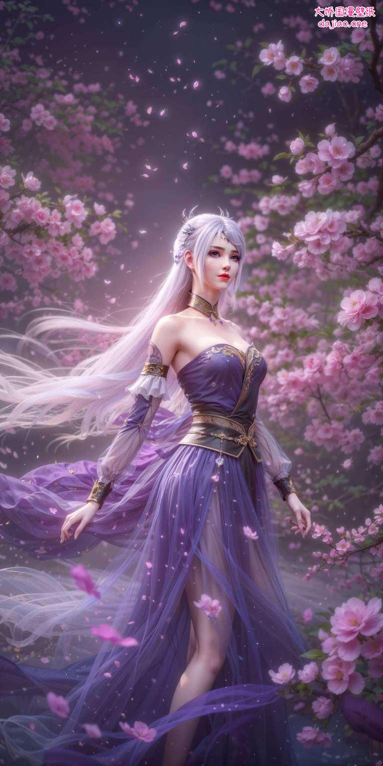 大主宰的传奇背景下洛璃女神泪洒壁纸
