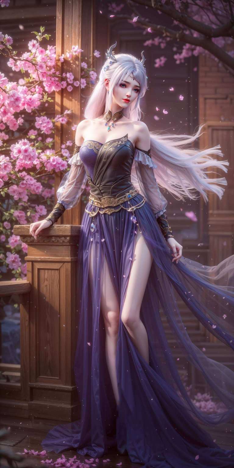 以她的优雅和美丽闪耀着玄幻世界的无尽魅力