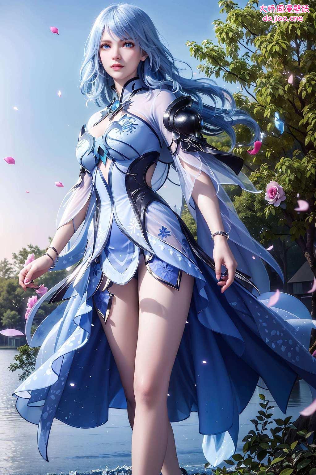 国漫美女映眼前动漫女神展翅高飞