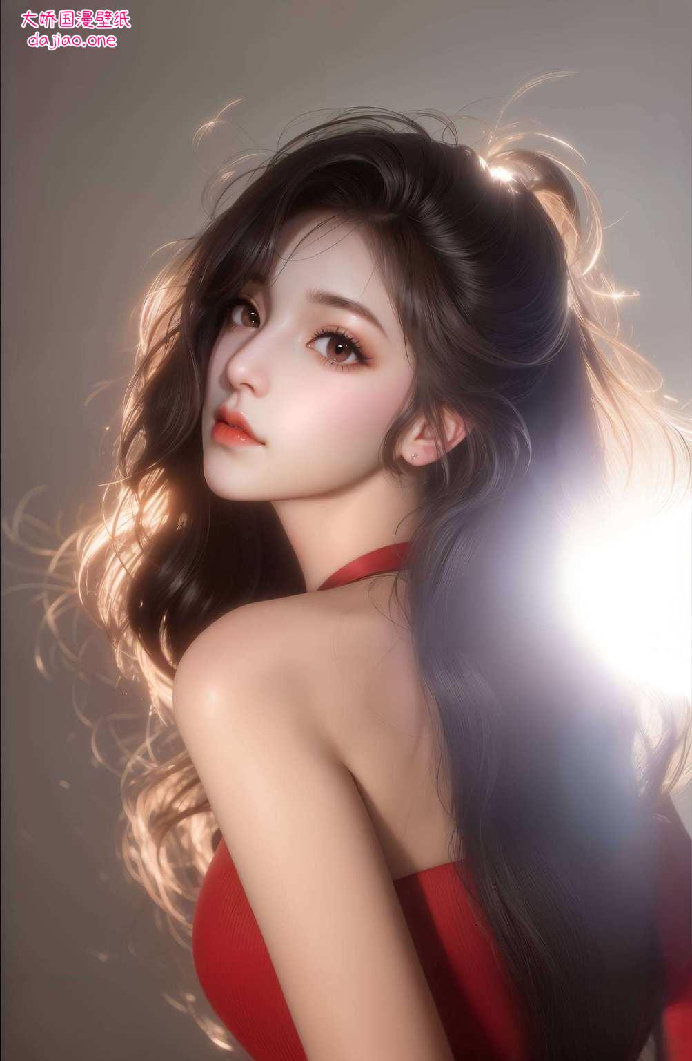 动态而言笑动漫美女映