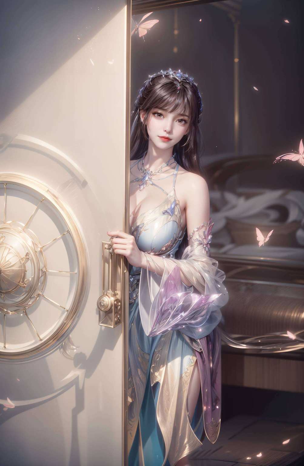 快来感受一下这国漫美女的魅力吧！🌸🌟一会儿斗罗大陆的仙子