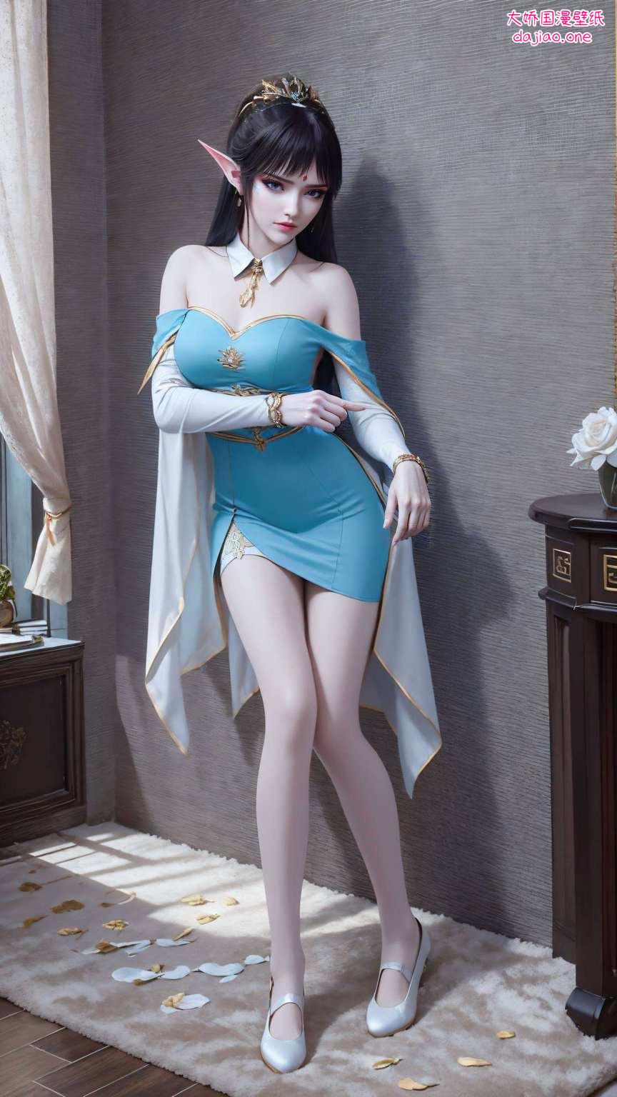 就能看见她那高清动态的华丽身影凤清儿
