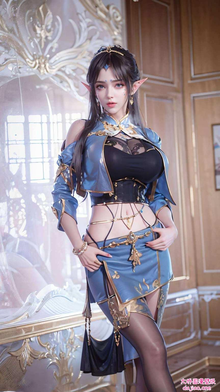 天妖凰族之女其影入画