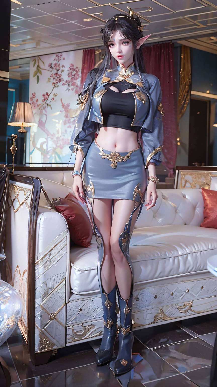 其影翩翩宛若瑶池仙子