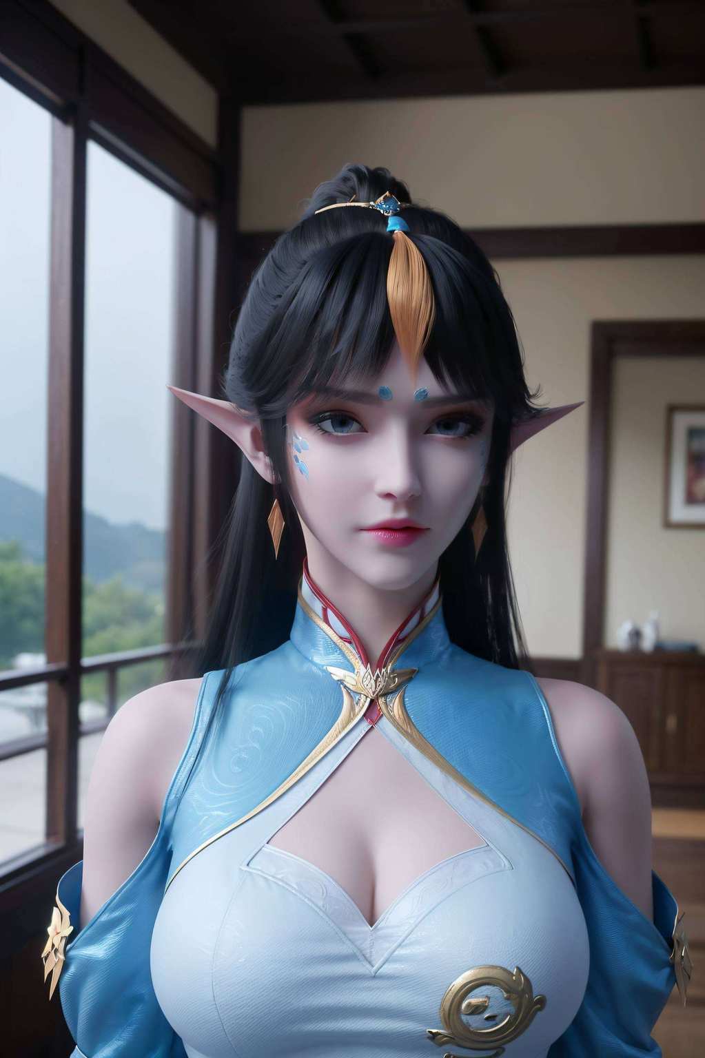 都是视觉的盛宴将她的美态与神秘气息完美融合