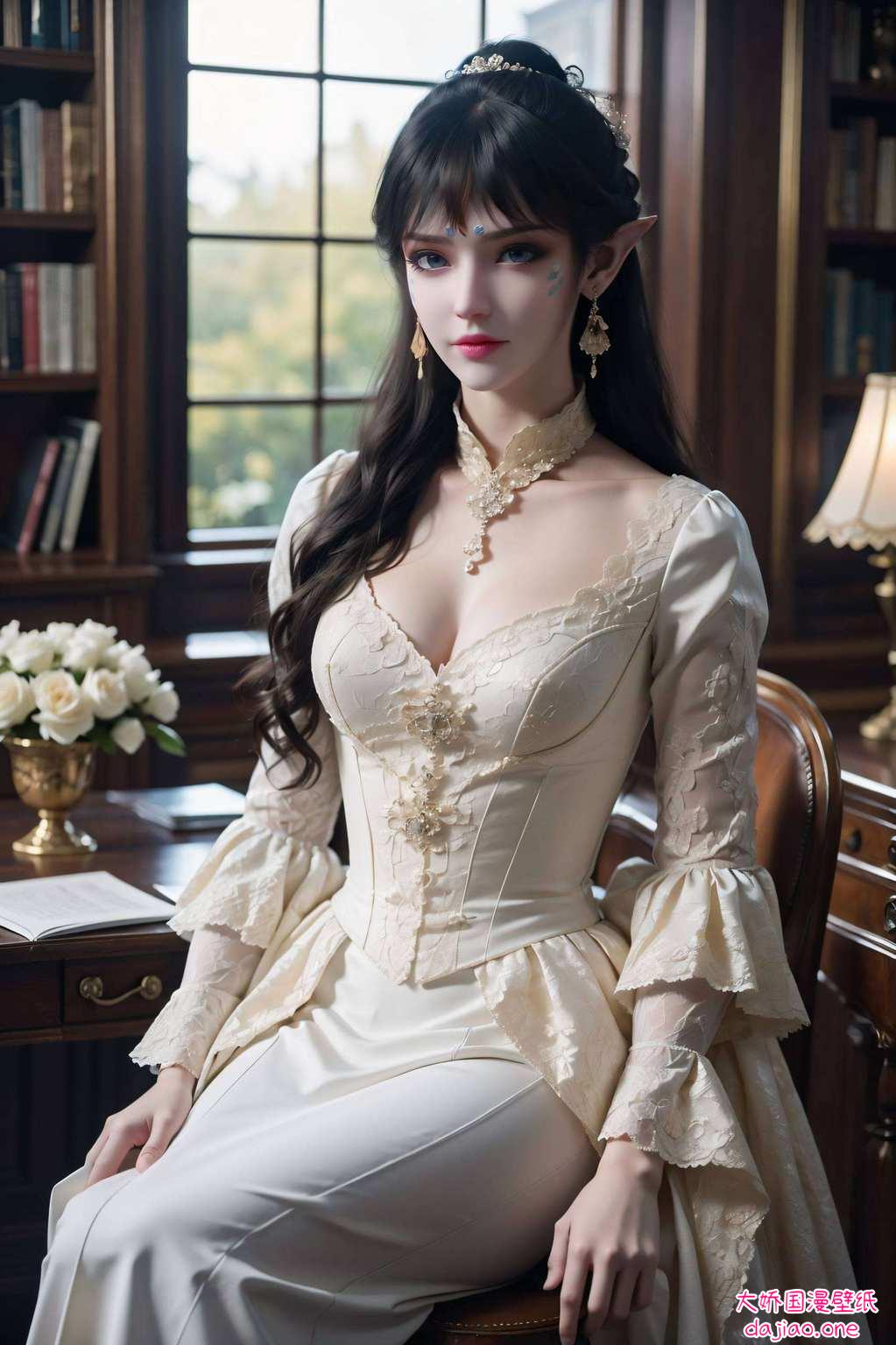 护眼亦养心动漫美女之典范