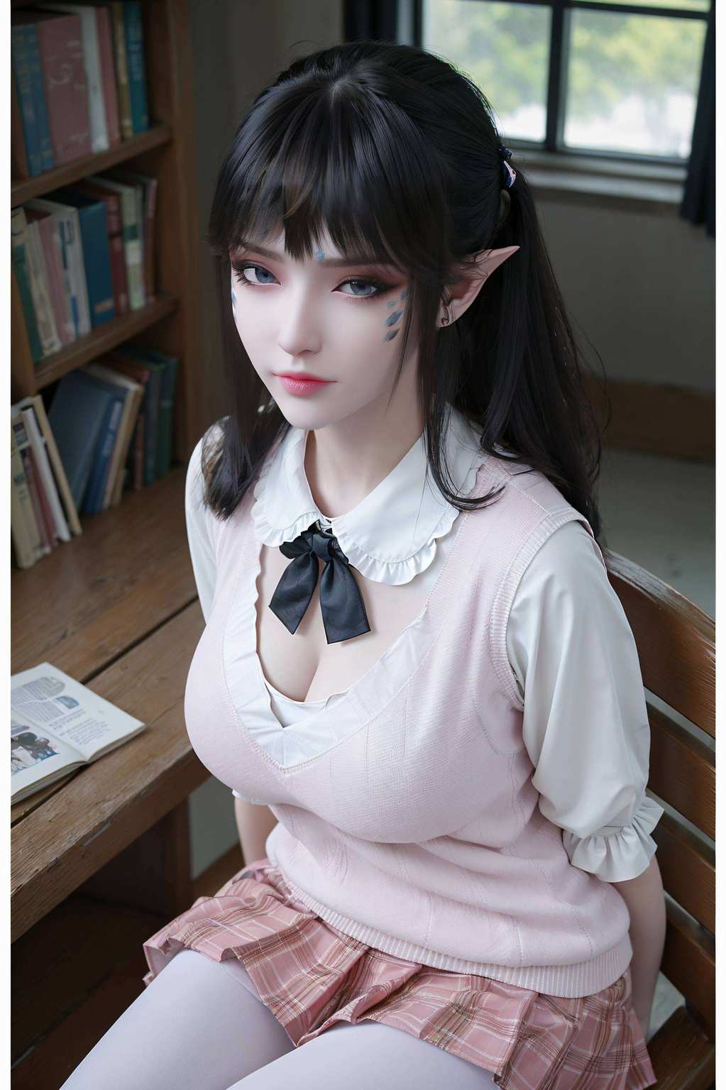 谁让她长得那么美呢？拿起手机一看和国漫美女们一起