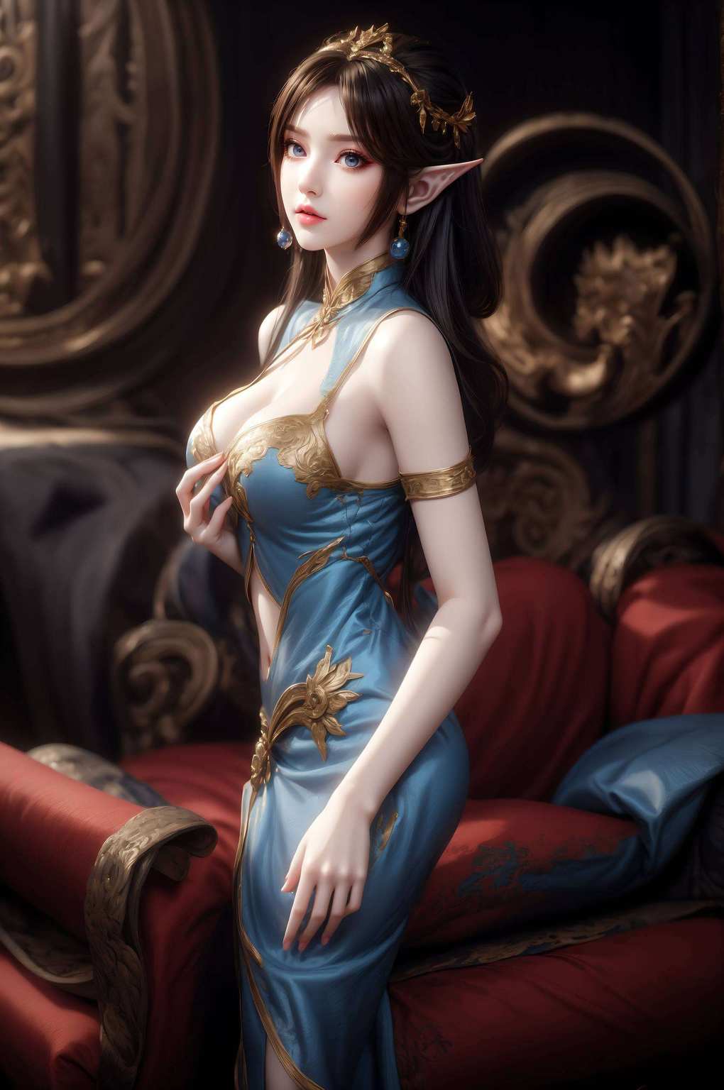 也是动漫美女中的佼佼者凤清儿
