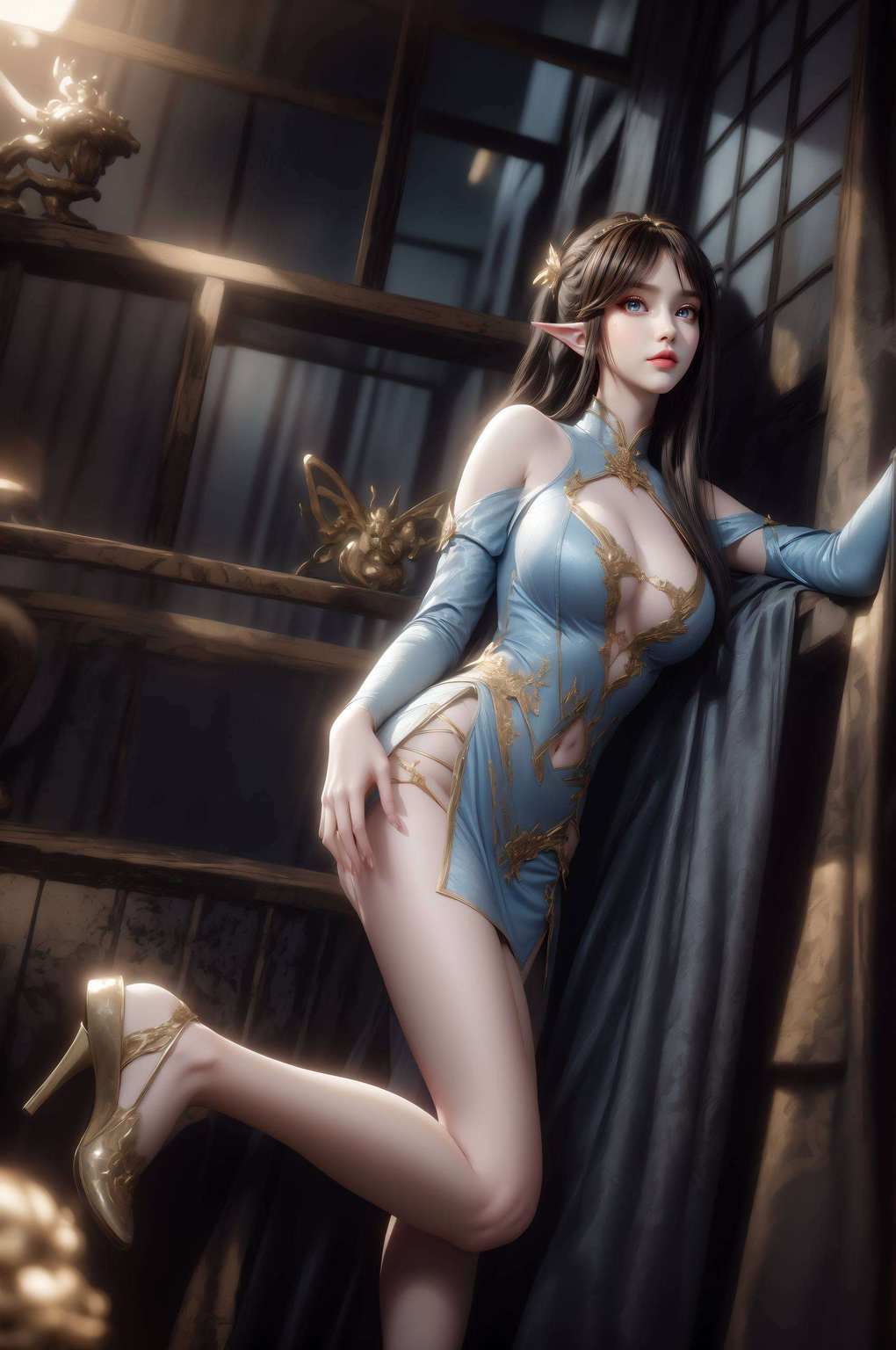 不仅长得美若天仙快来感受一下她的风采吧！