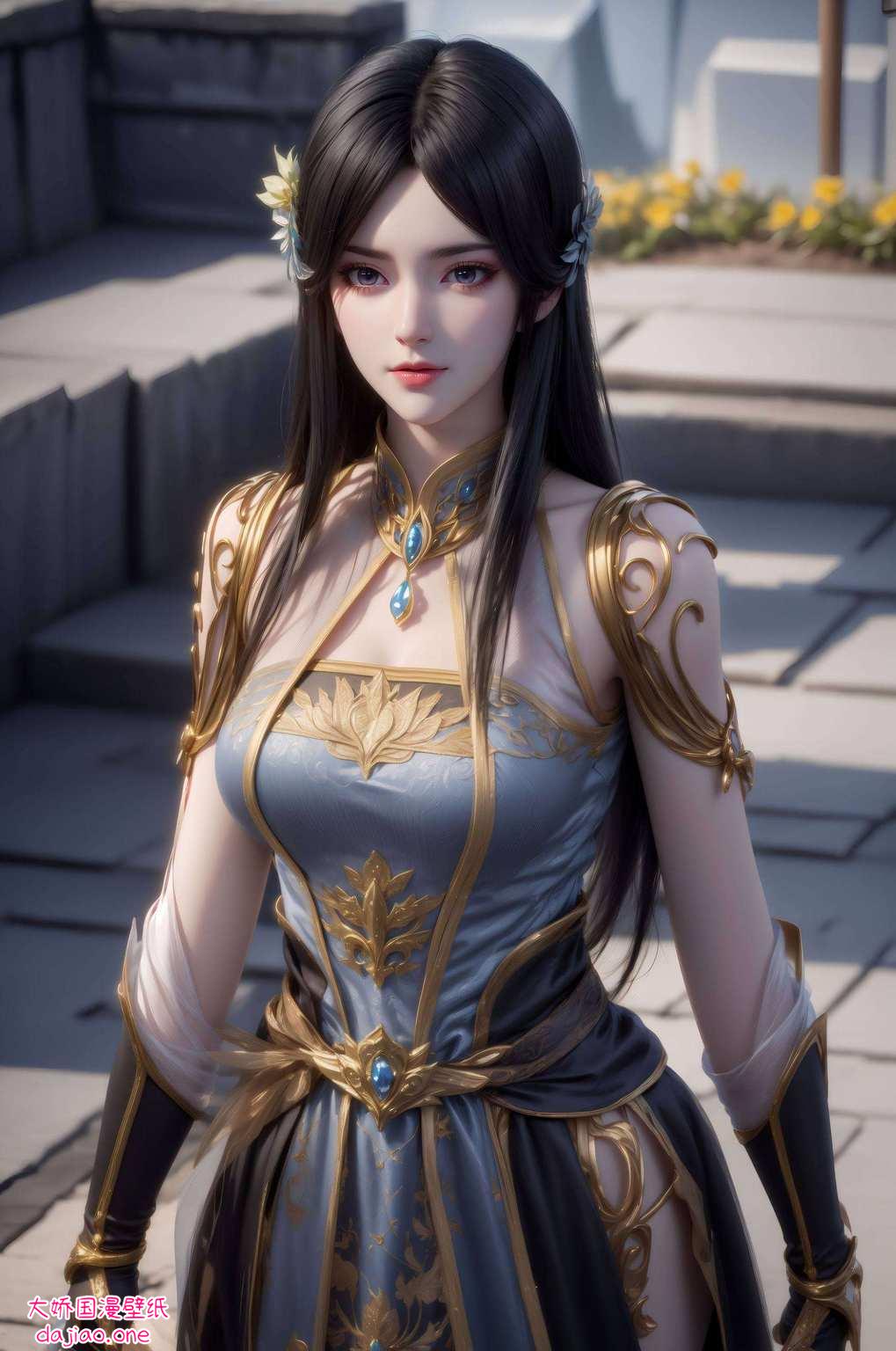 玄幻意境深国漫美女韵