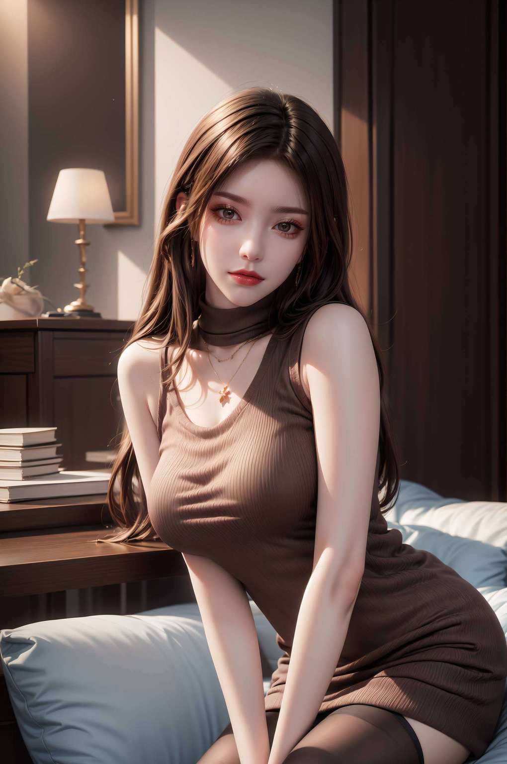 彩色的尾巴轻轻摆动”