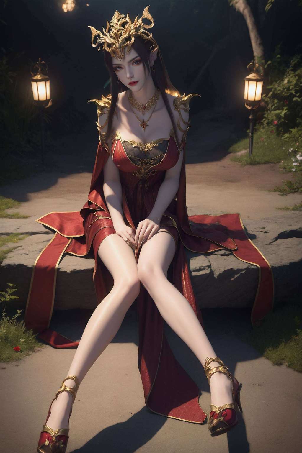 彩鳞萦绕吞天蟒七彩