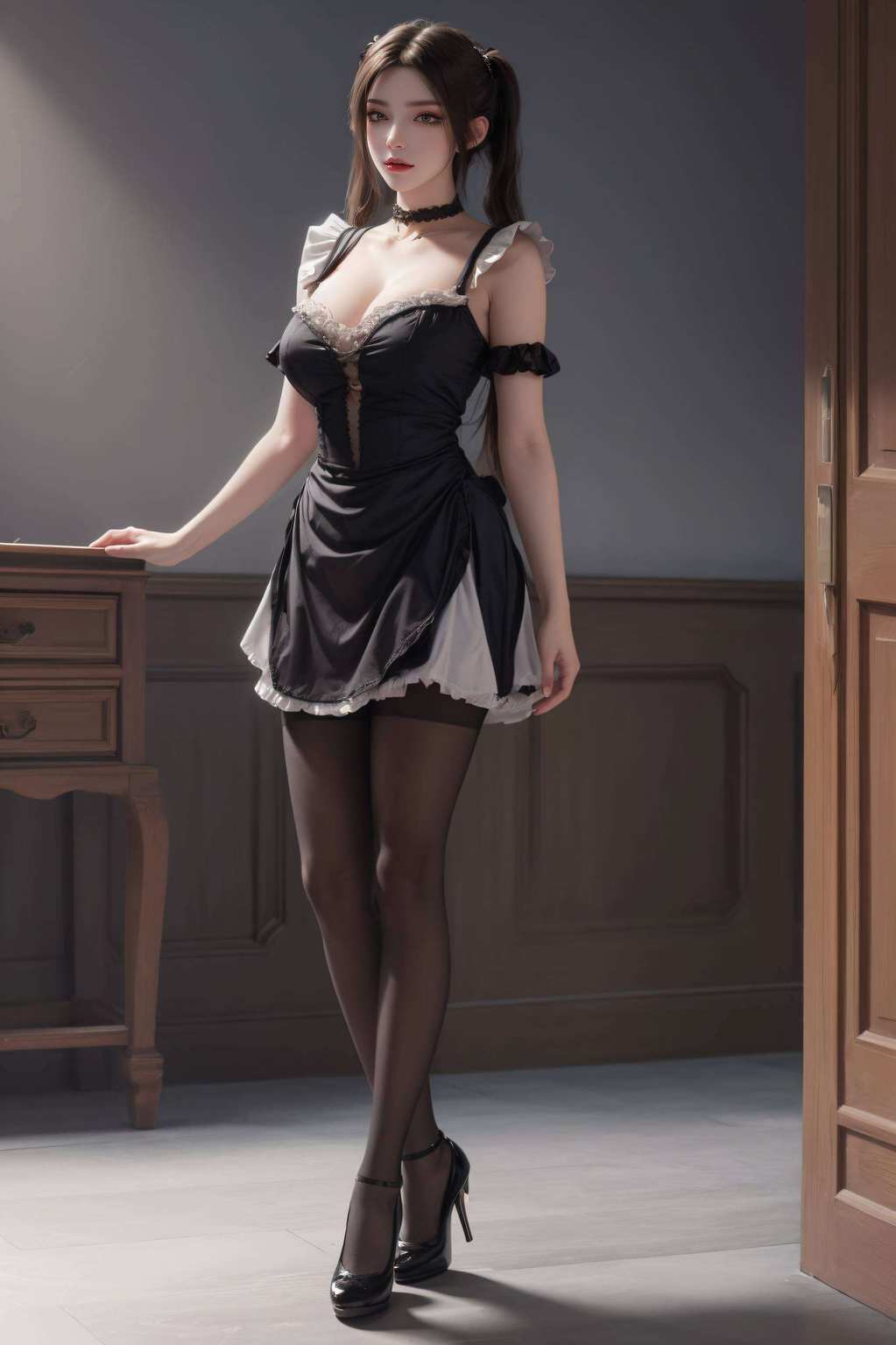 穿上这身衣服谁才是她的最爱？嘻嘻