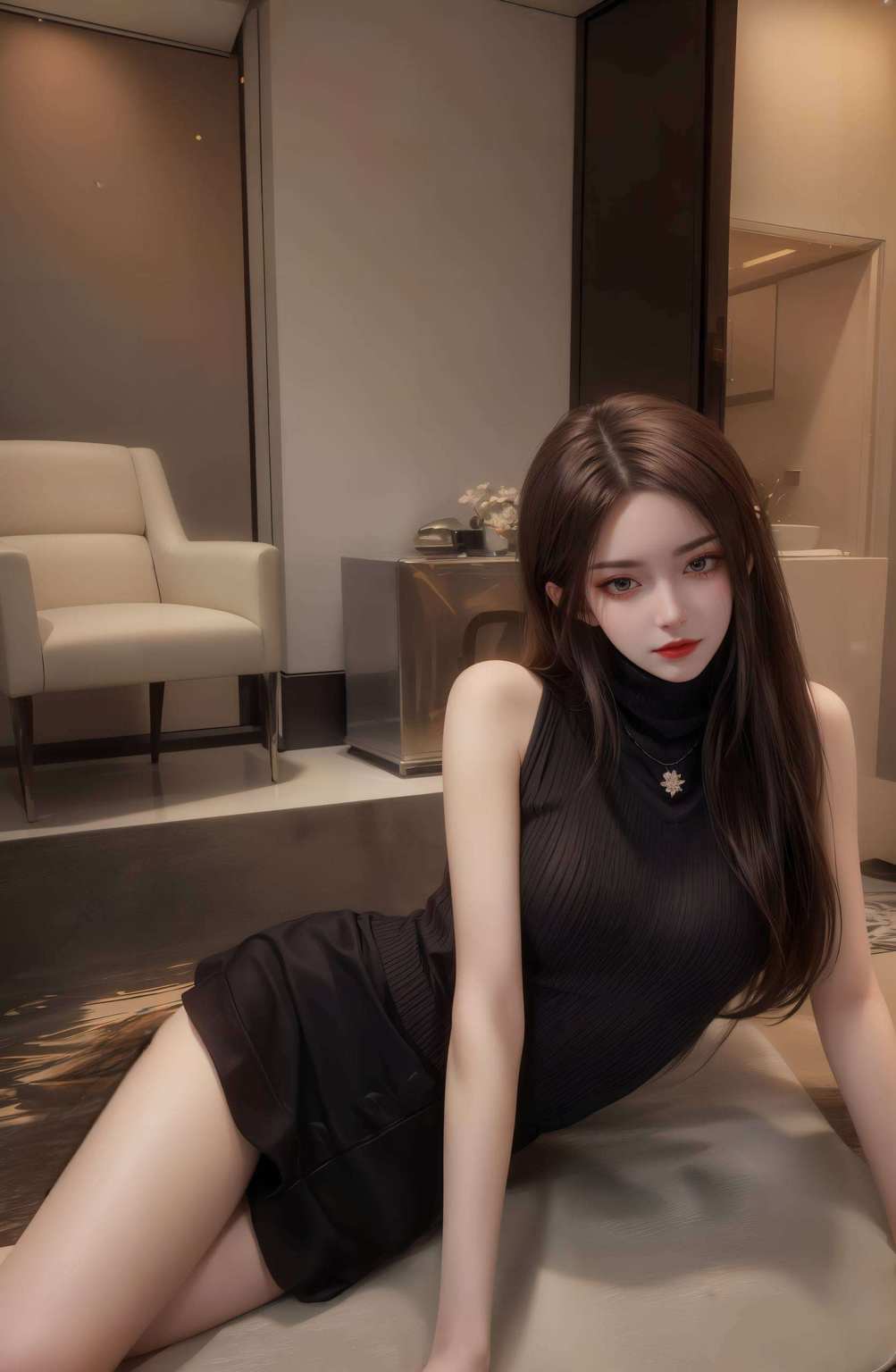 这位蛇女大人不仅眼神犀利简直炫酷到没朋友！哈哈