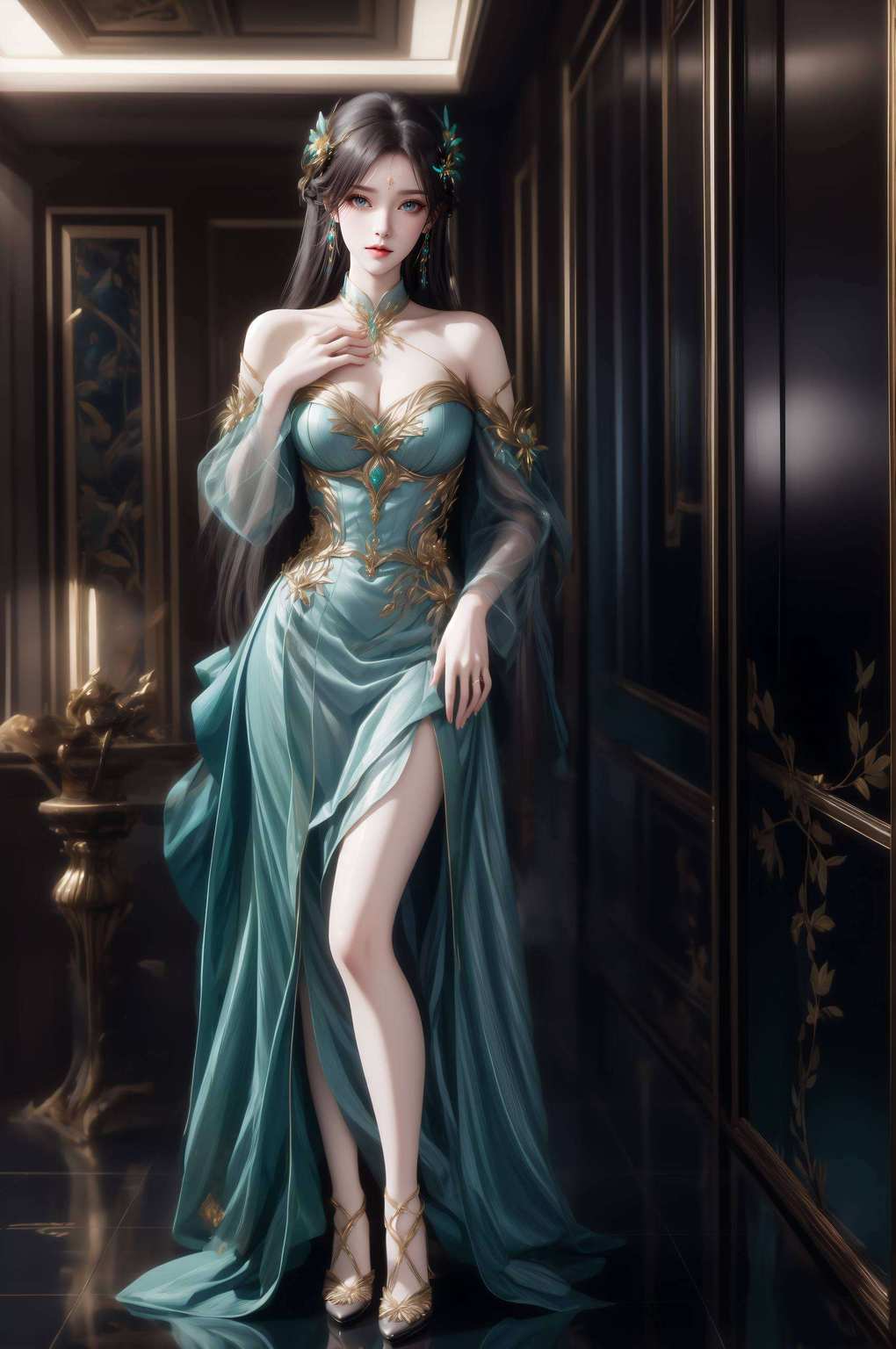 不信你看她的眼神里都藏着调皮和机智呢！这位国漫美女