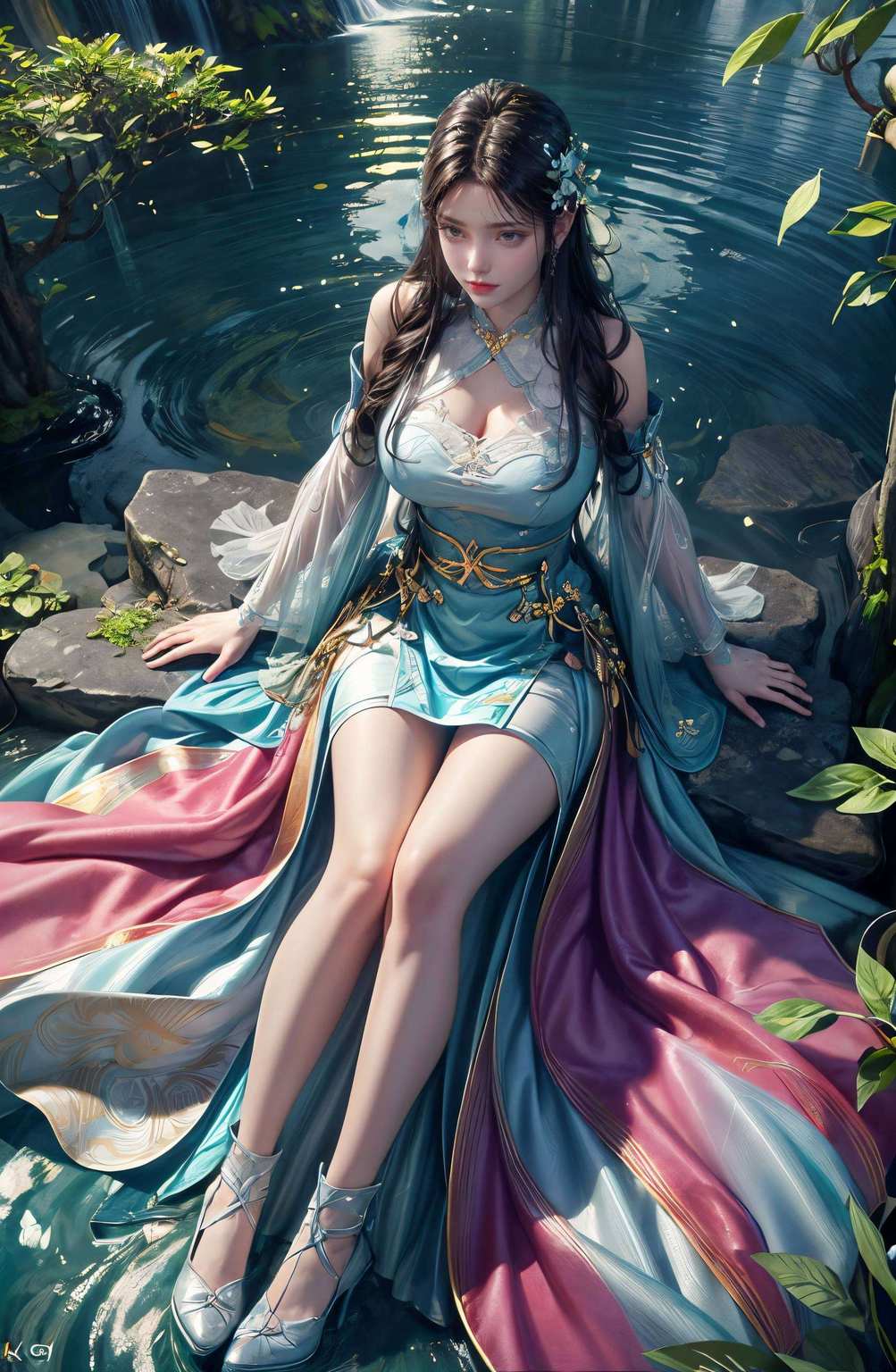 她是《斗破苍穹》中的绝世美女那温婉如水的国漫女神