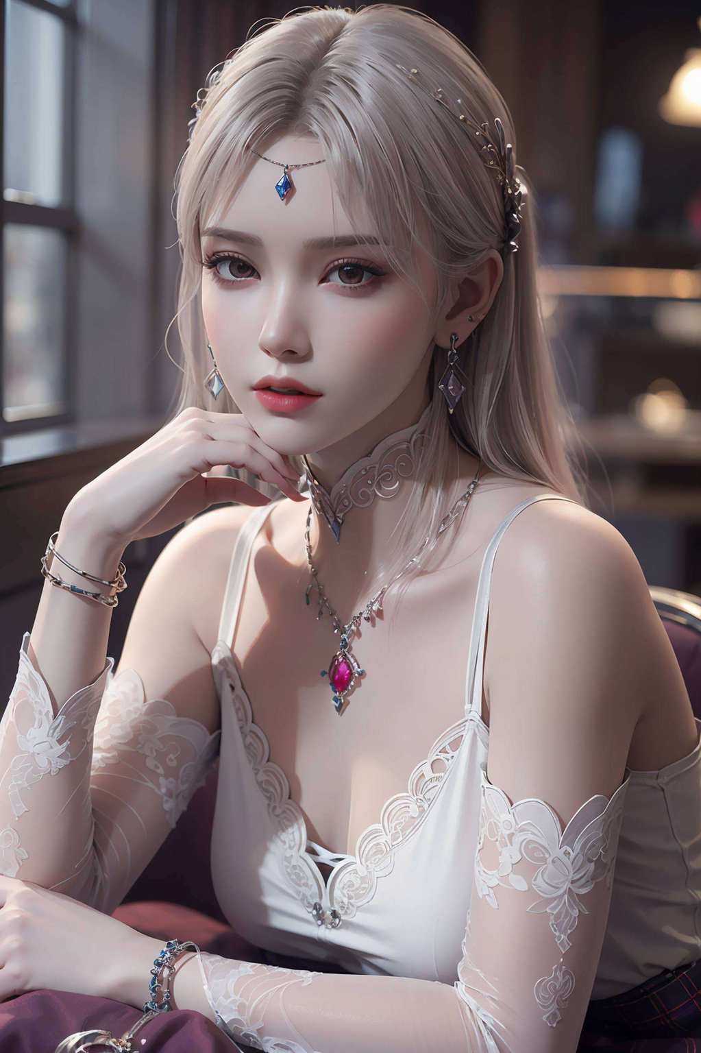 她的倩影尽在指尖