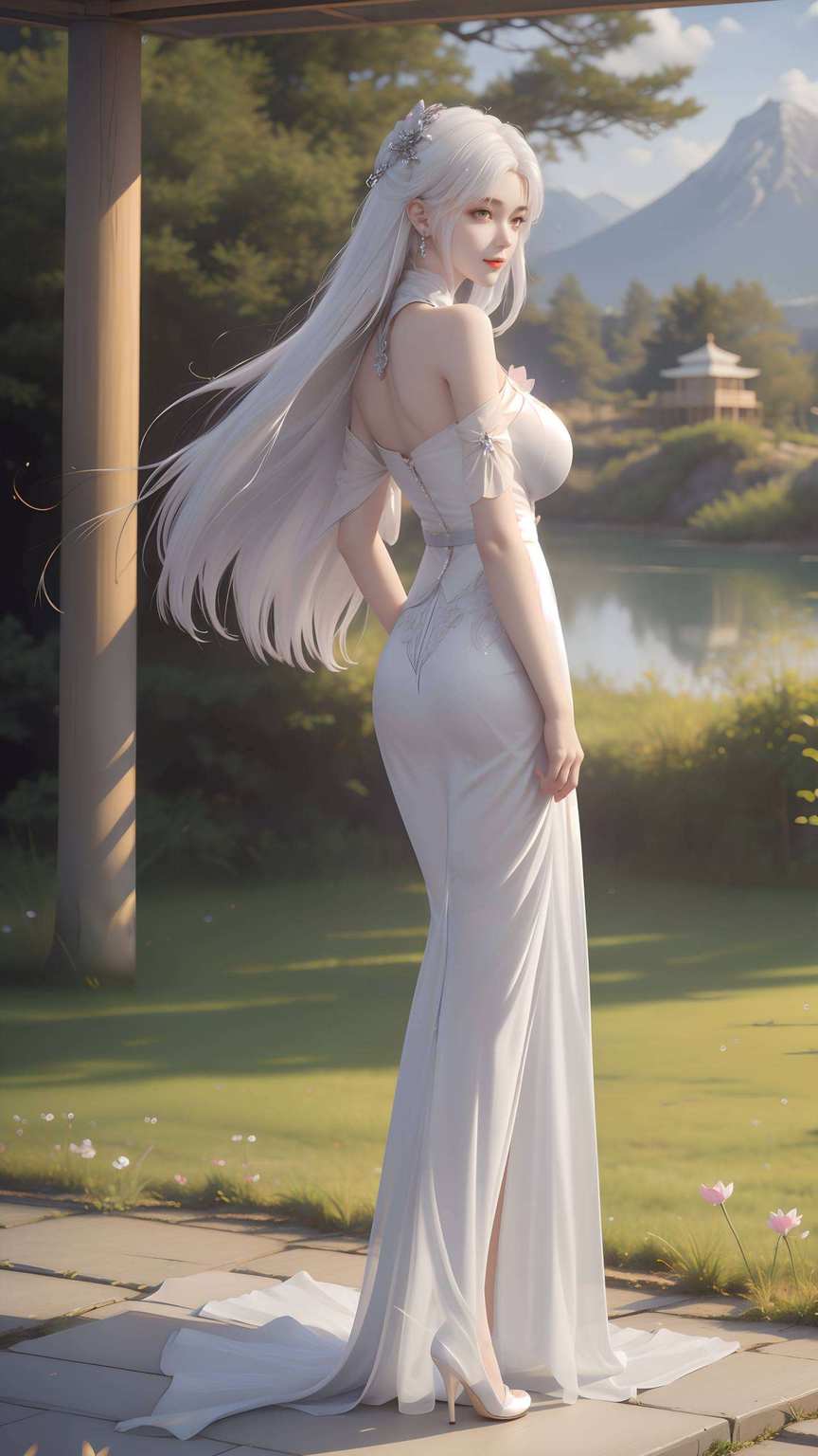 她的每一次出场她是国漫中的女神