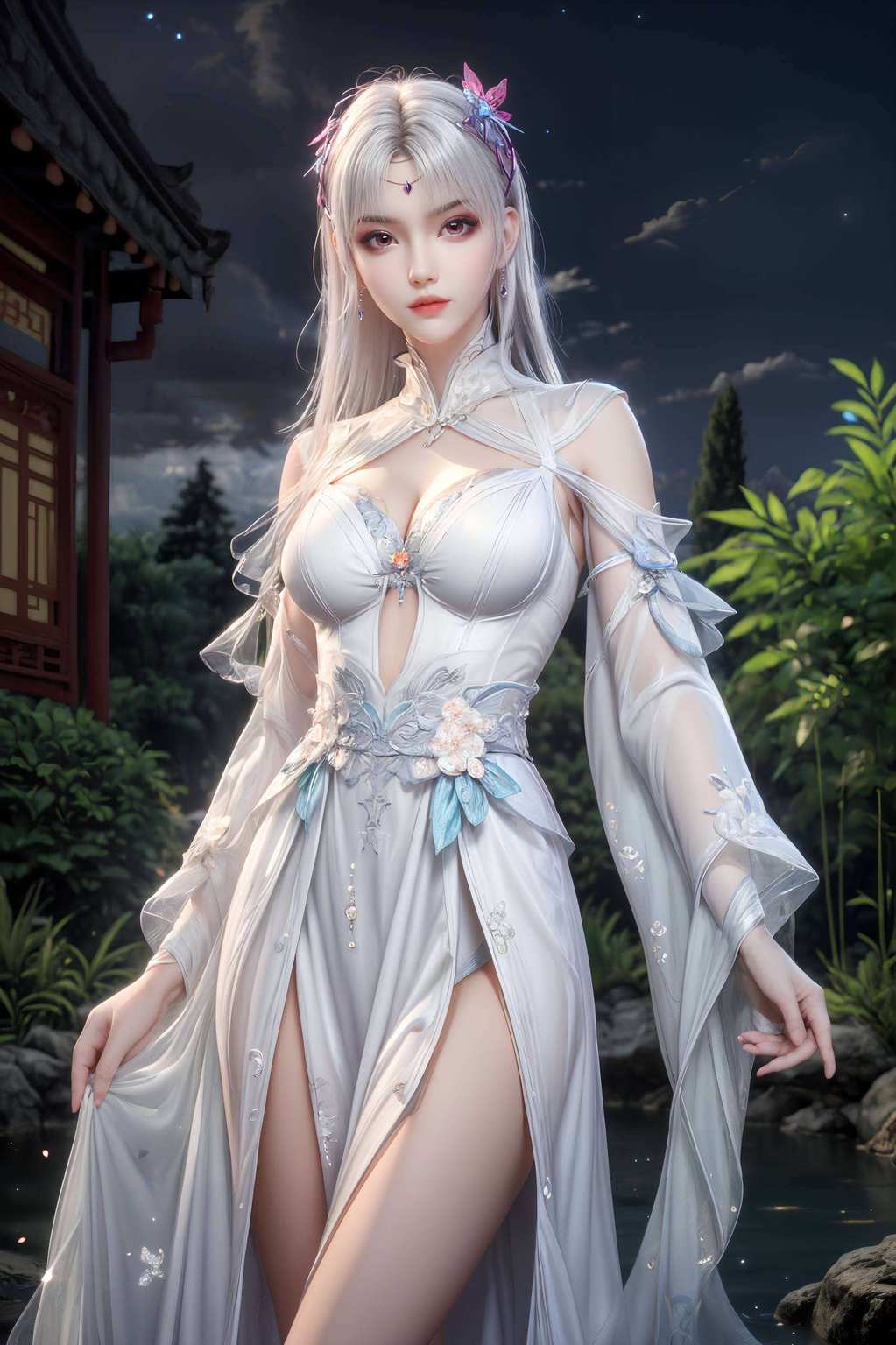 斗破苍穹里的厄难毒体女神侧脸杀都能美得让人心颤颤