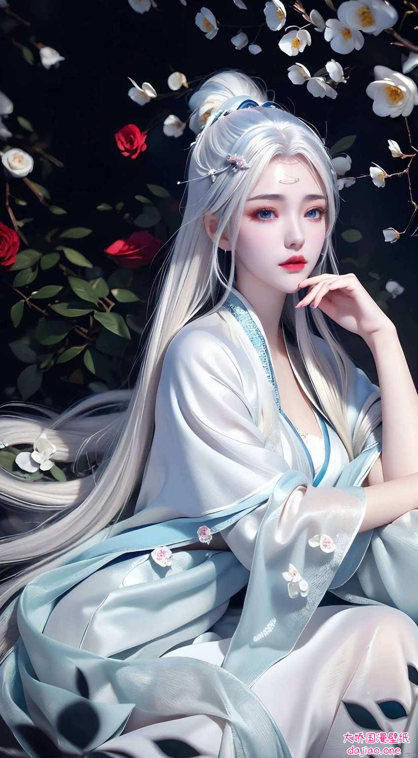 快来欣赏这组融合了国漫美女与云韵壁纸的4K图片嘿