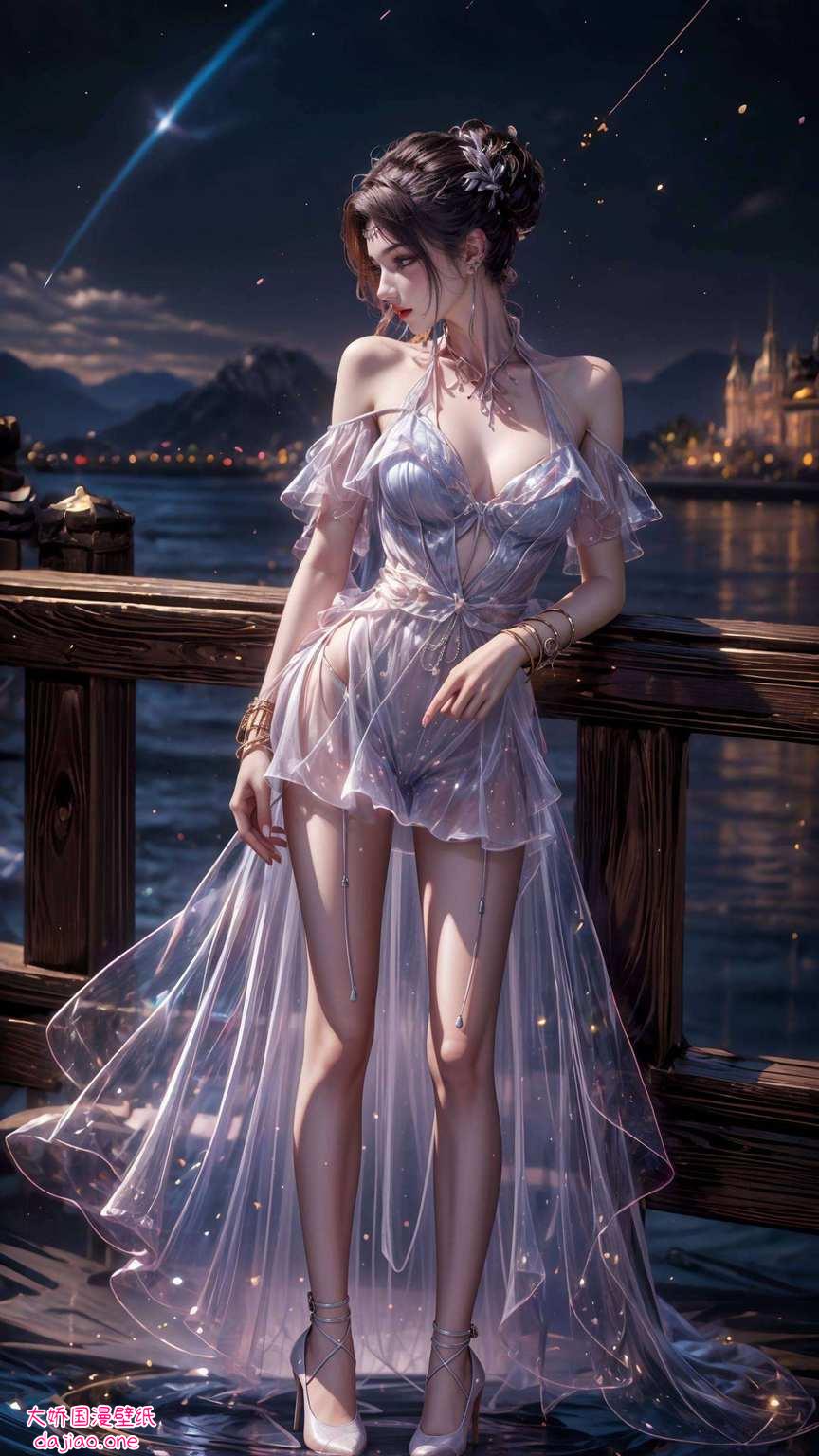 你的电脑桌面怎能没有她？快来感受这份玄幻之美各位电脑前的动漫迷们