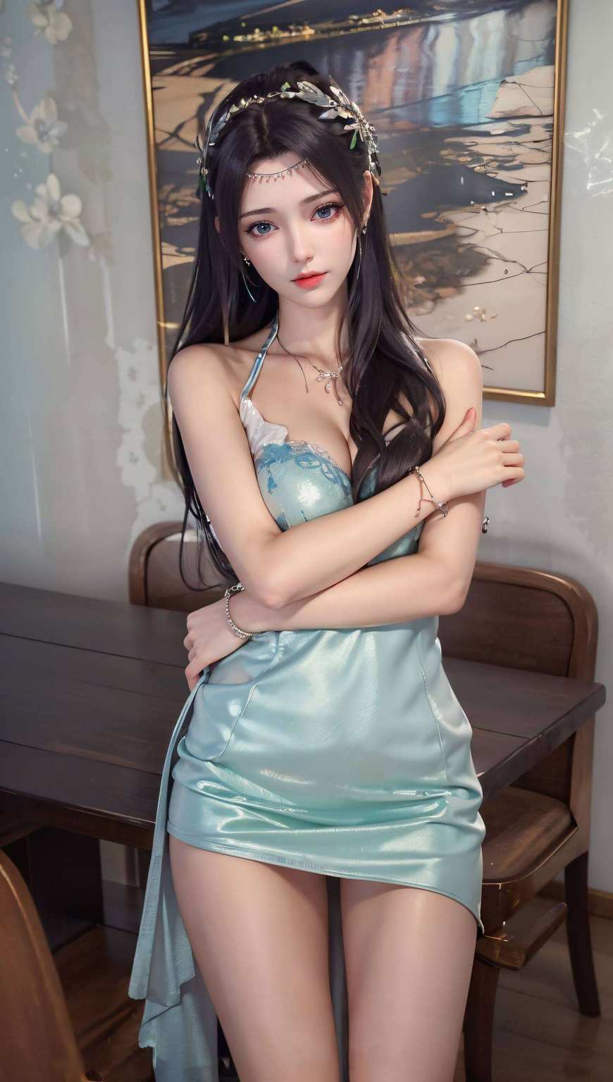 成为朋友圈的焦点简直美爆了！绿色背景、国漫风满满