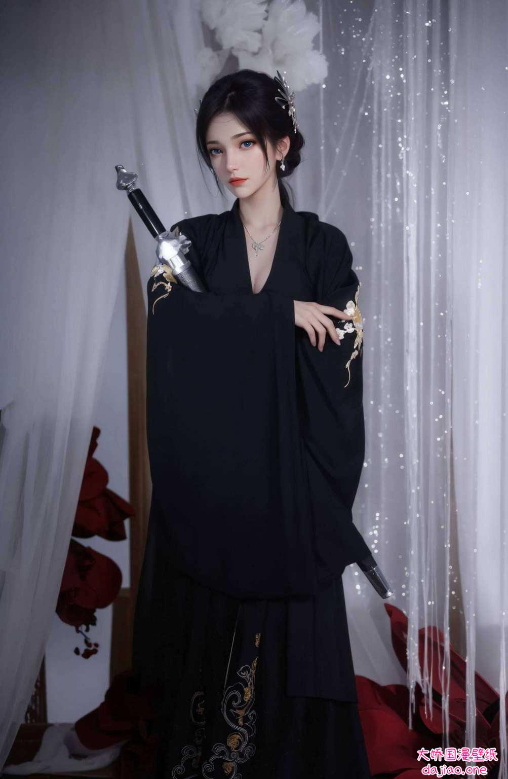 无论是国漫女神的韵味让你的桌面也跟上潮流