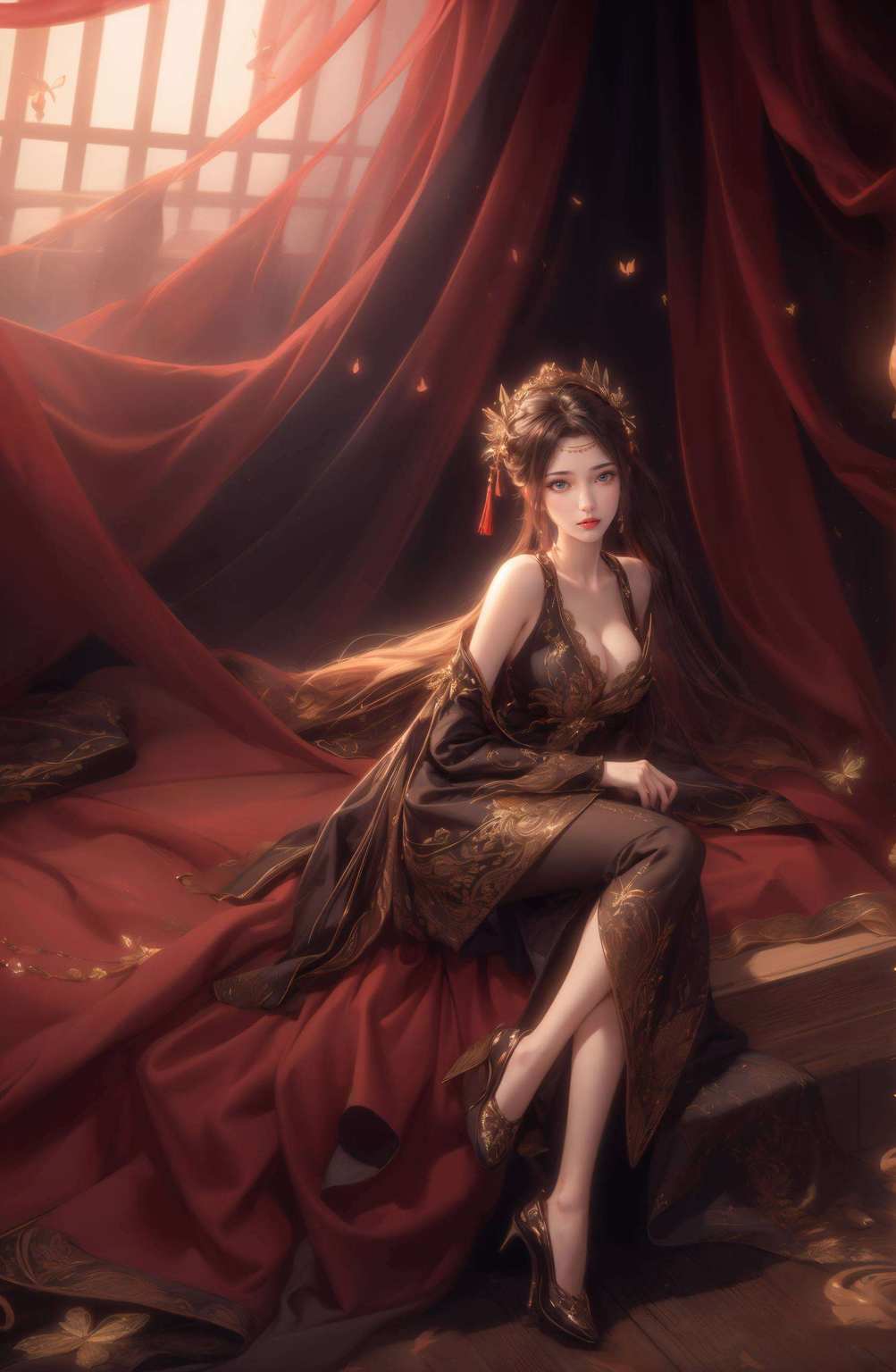 她的壁纸成为无数国漫迷心中的女神