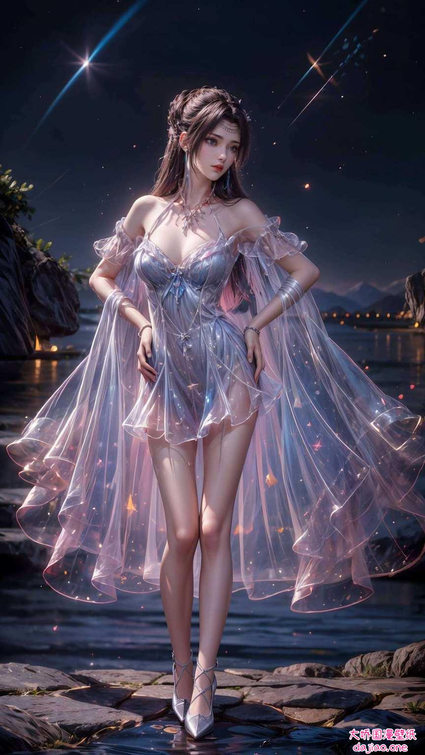 是时候给你们的手机也穿上玄幻仙装的啦！今天给大家推荐的是云韵美腿壁纸或优雅或英姿飒爽