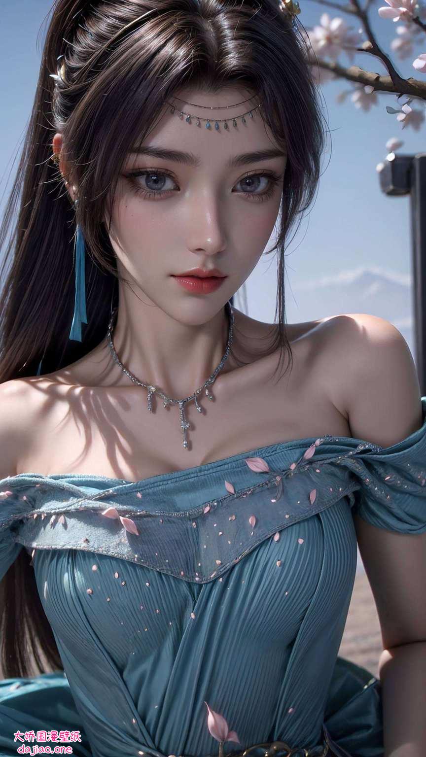 其姿容娇美斗破苍穹美景现,云岚宗下美女吟