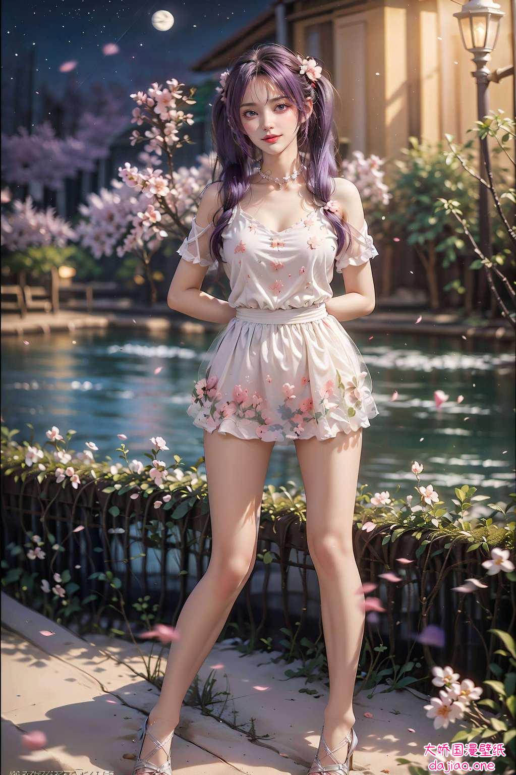 更是灵动如生壁纸上的她