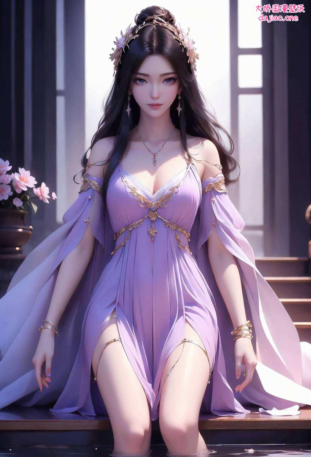 嘿这款壁纸把国漫女神的韵味展现得淋漓尽致