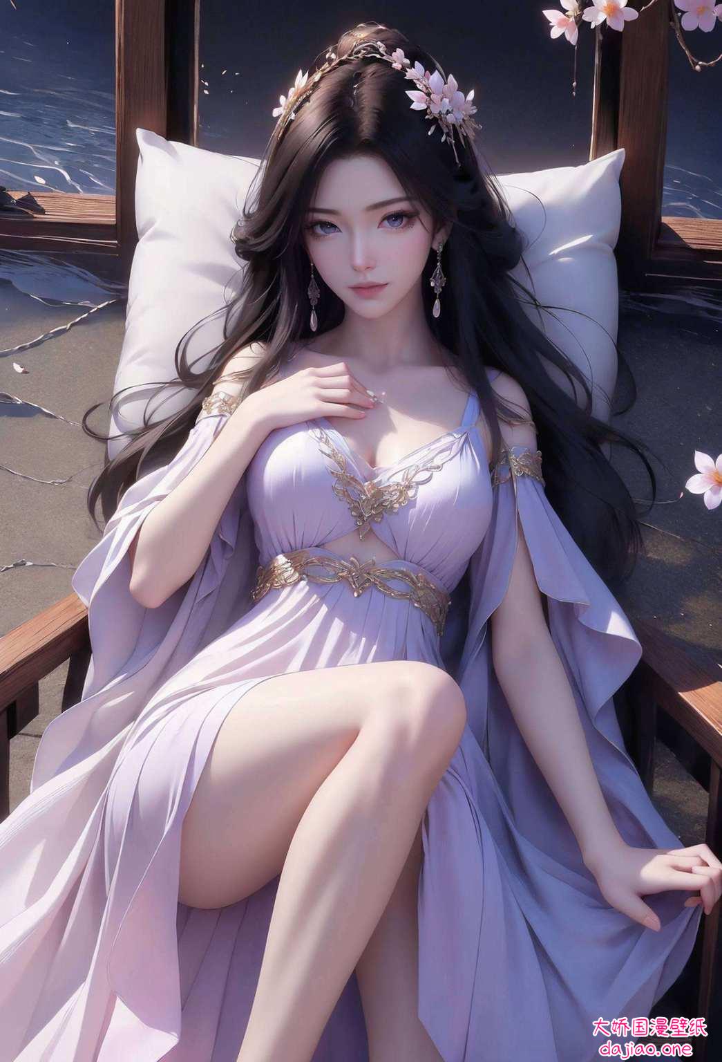 动漫美女熠熠生辉她们灵动翩跹