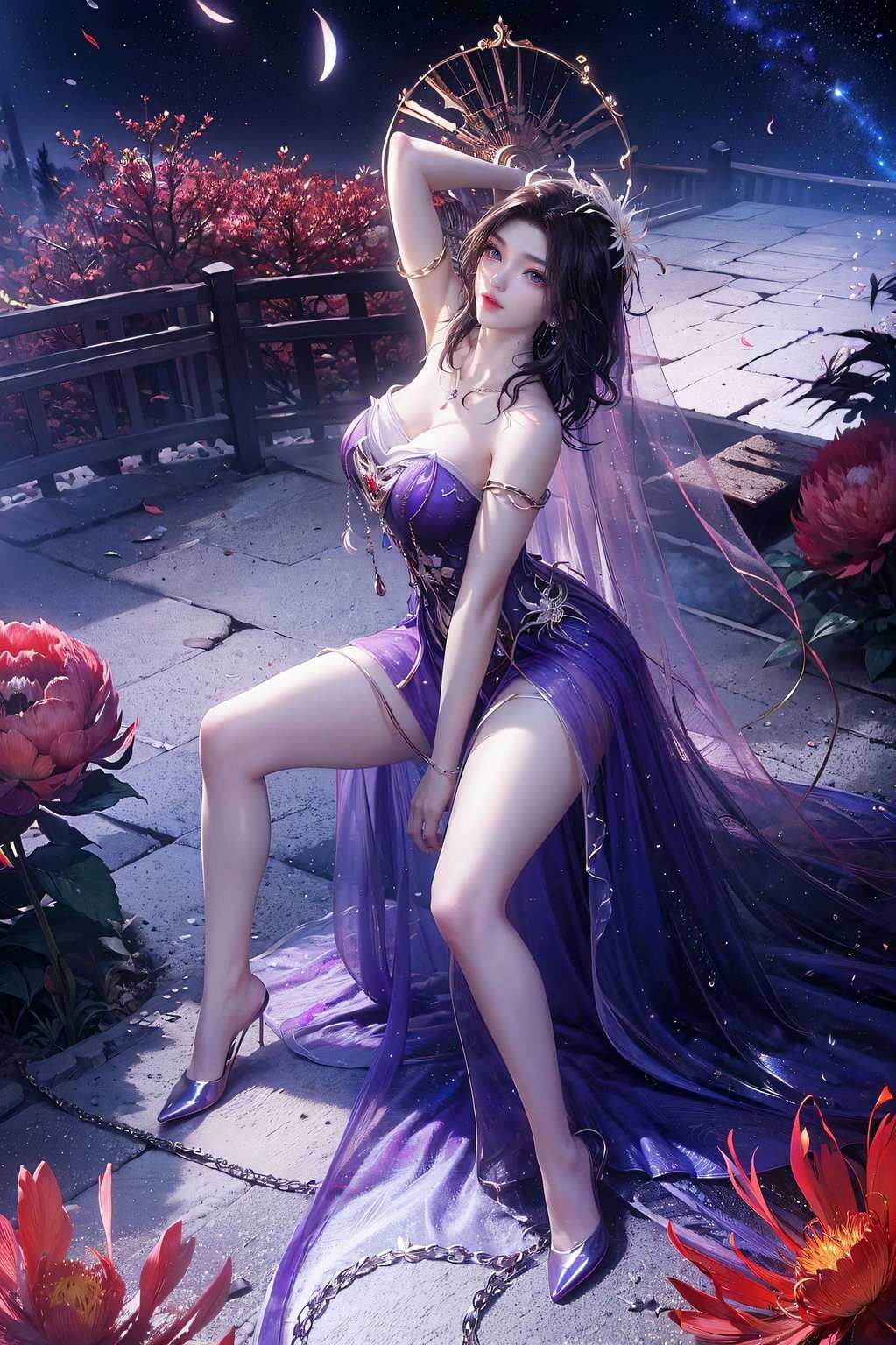 保准让你手机壁纸美得让人羡慕嫉妒恨！快来感受这波国漫壁纸的魅力吧！嘻嘻哈哈专为修仙者们量身打造的护眼手机背景哦！里头那位翩翩起舞的紫灵女神