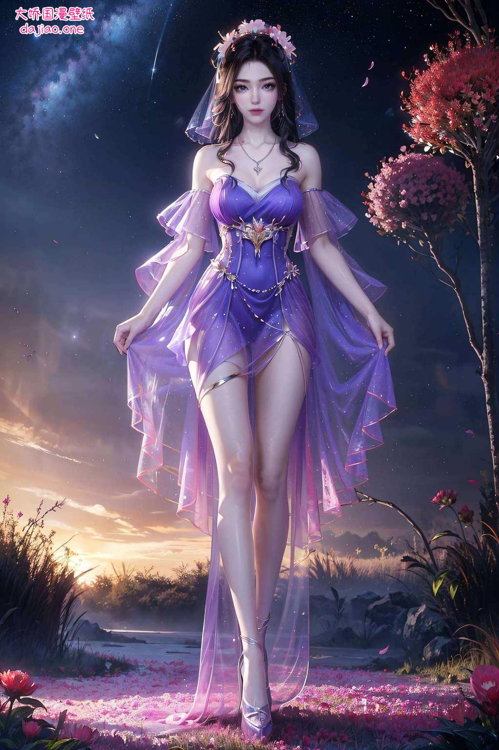 壁纸也是美得不要不要的放到动漫界也是秒杀一片