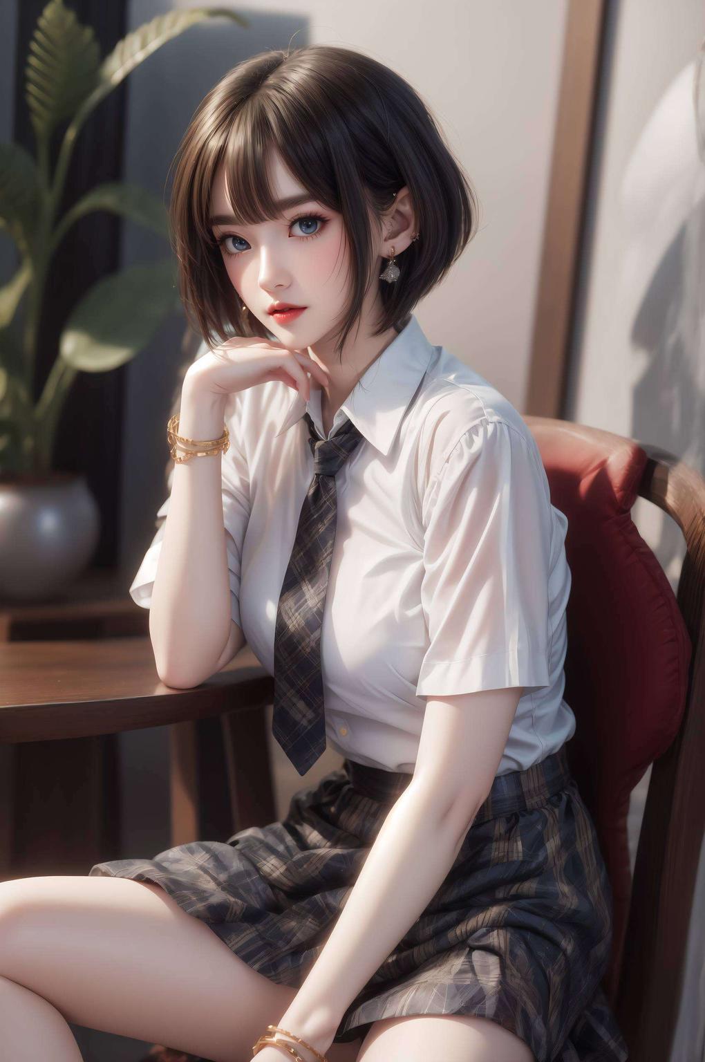 国漫美女与自然风光的完美融合都是对美感的极致追求