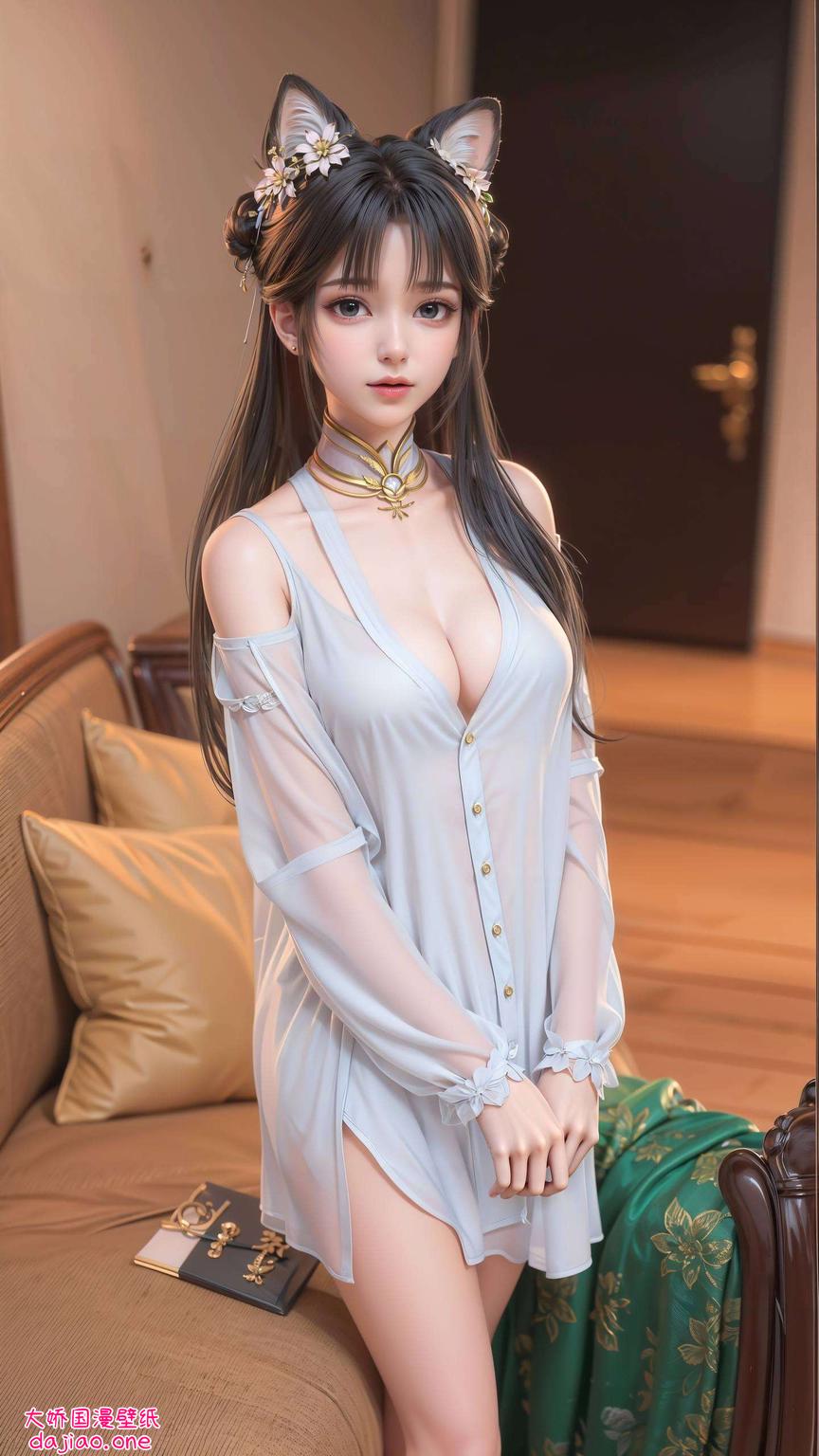 波点元素巧妙融入她的风采如今以3D壁纸的形式绽放于你的桌面
