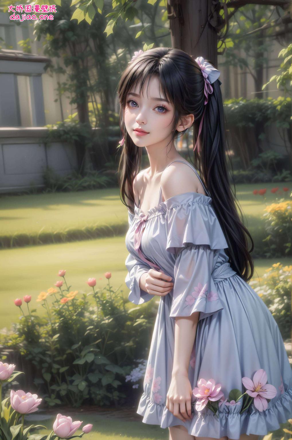 感受美食与美人的完美融合让手机壁纸也充满活力