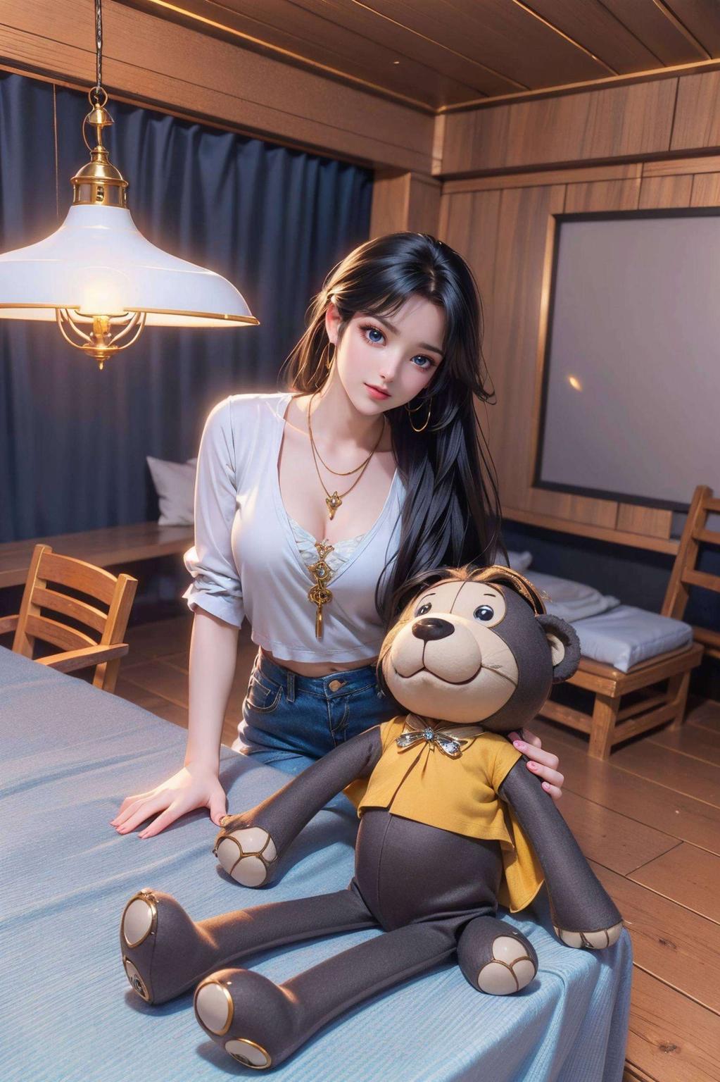 每当看到这张壁纸以碧瑶赵丽颖的图片为灵感