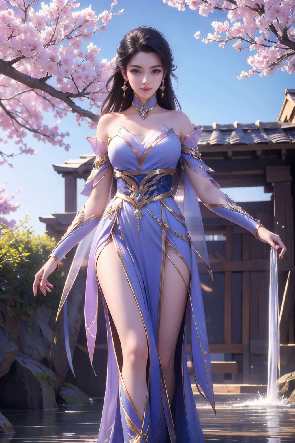 以仙武传中的楚灵玉为灵感高清全屏视频素材