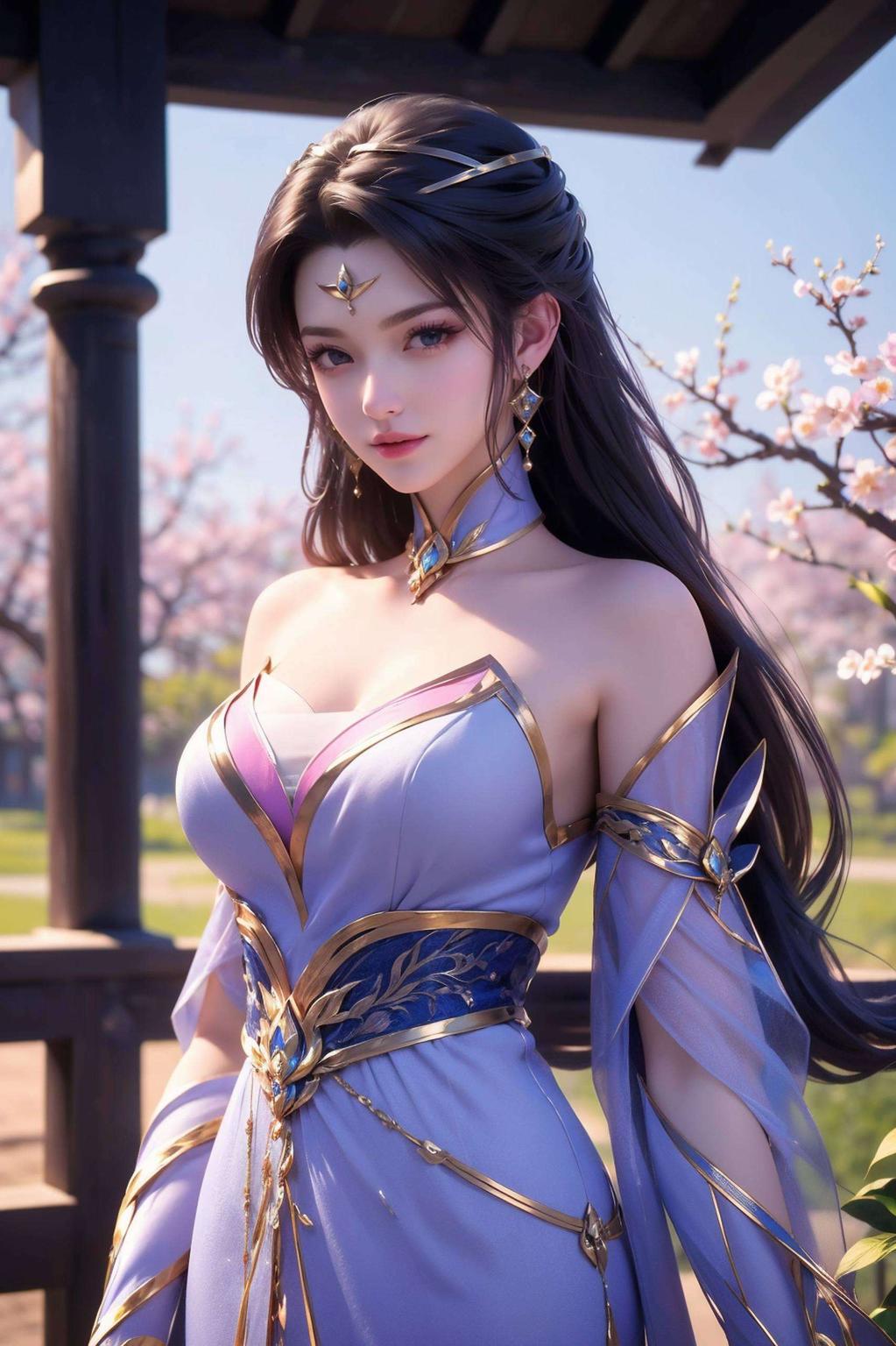 特别呈现国漫女神动态楚灵玉壁纸让她在电脑屏幕上灵动舞动