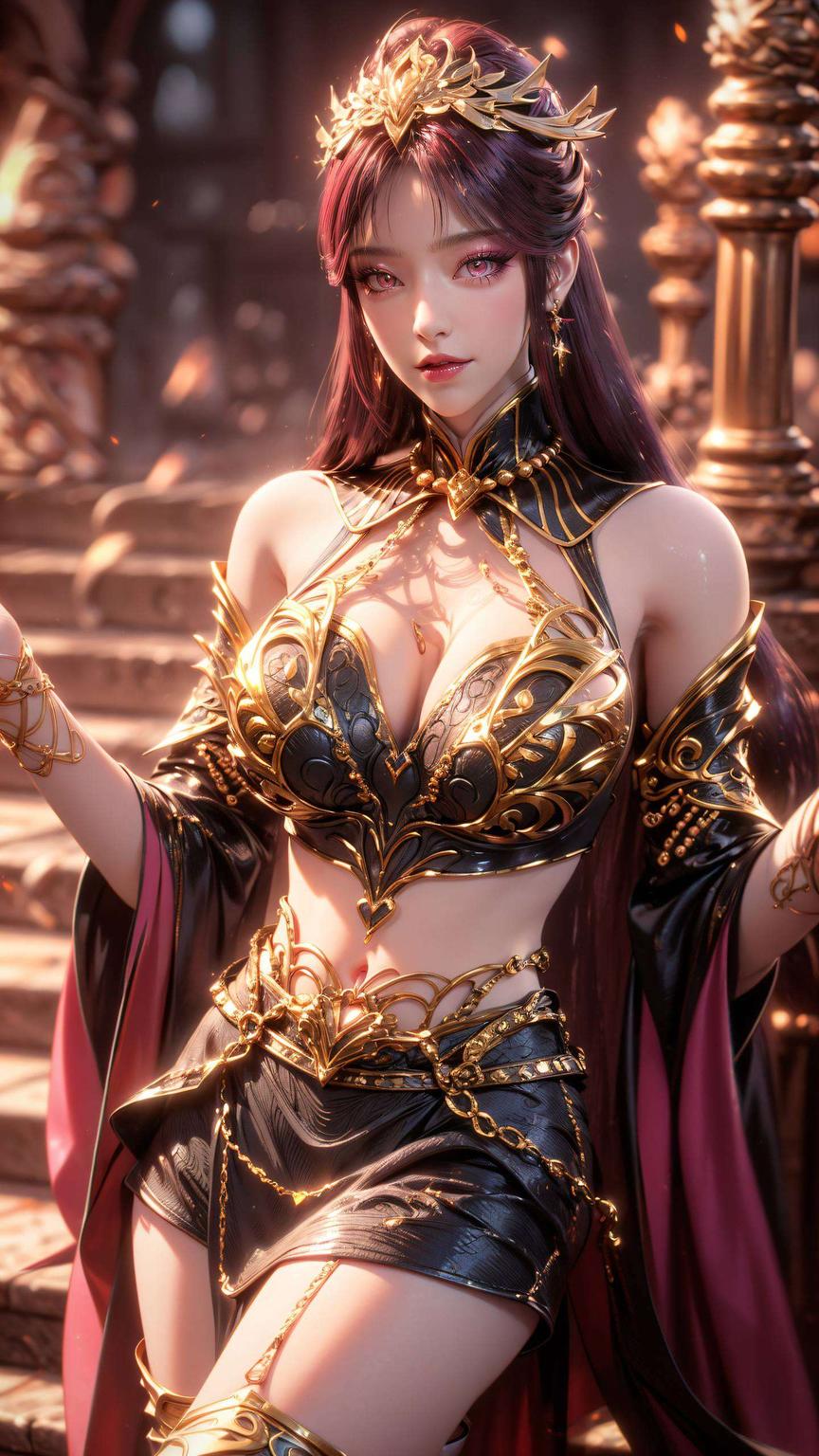 每一笔触都充满潮流动感身着睡衣的壁纸图片