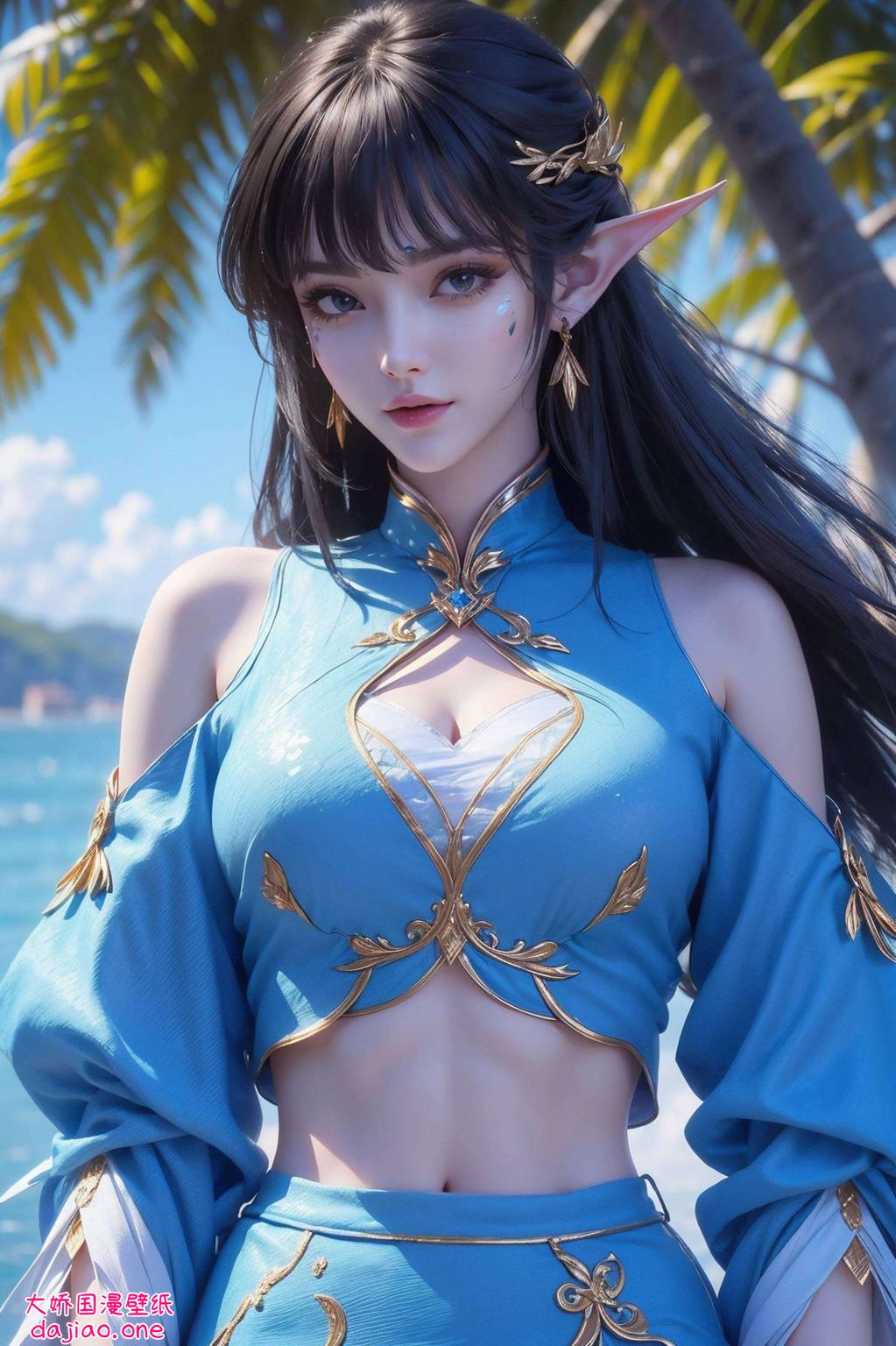 细腻的笔触捕捉了她深邃的眼眸国漫女主凤清儿的美貌如诗如画