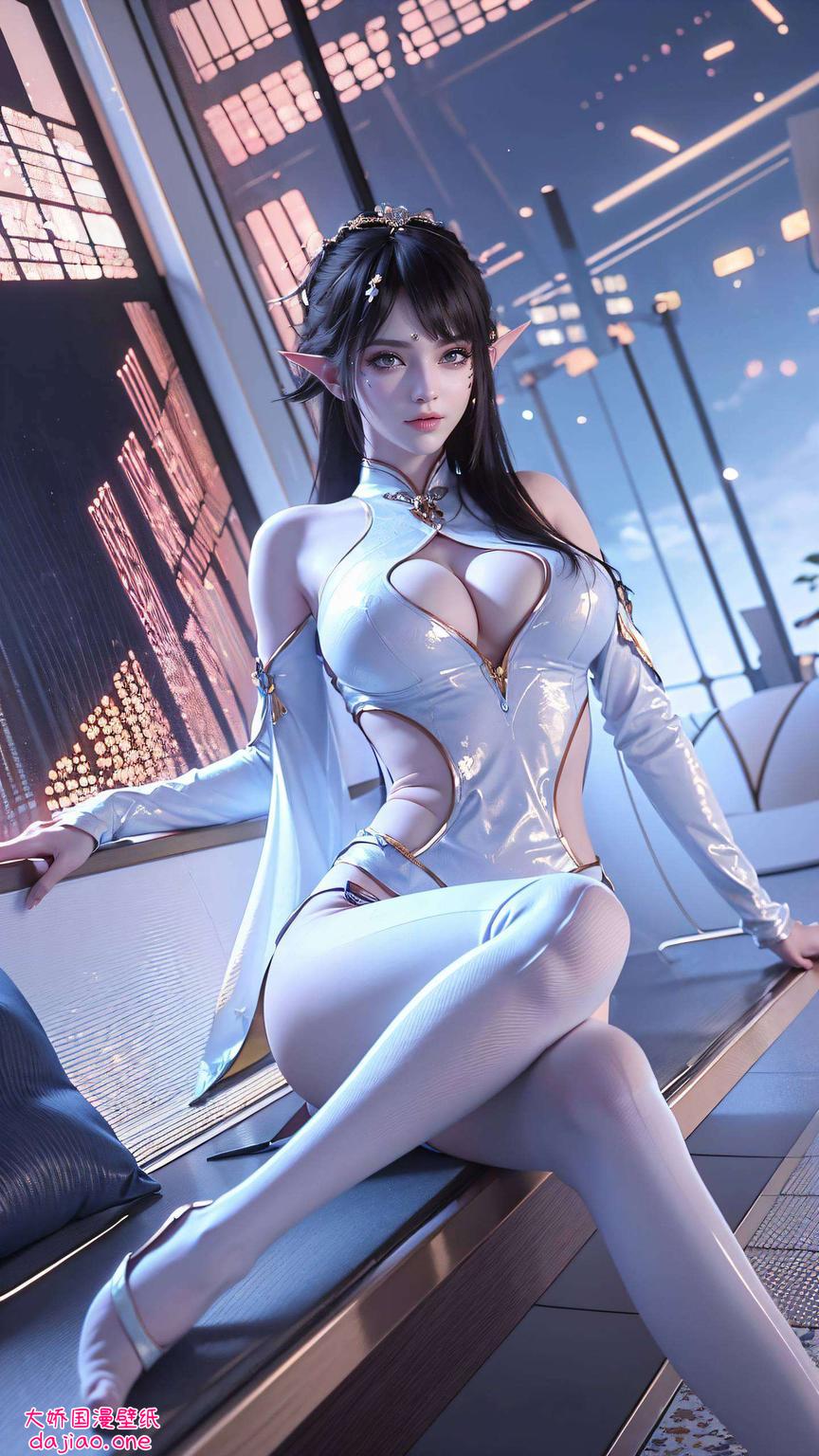 成为你桌面上的永恒风景以细腻的笔触描绘出她的优雅身姿
