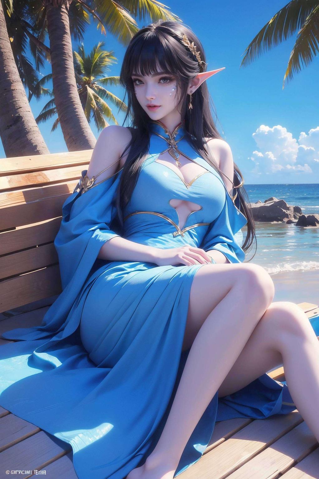 国漫图片动作素材邂逅AI女神凤清儿